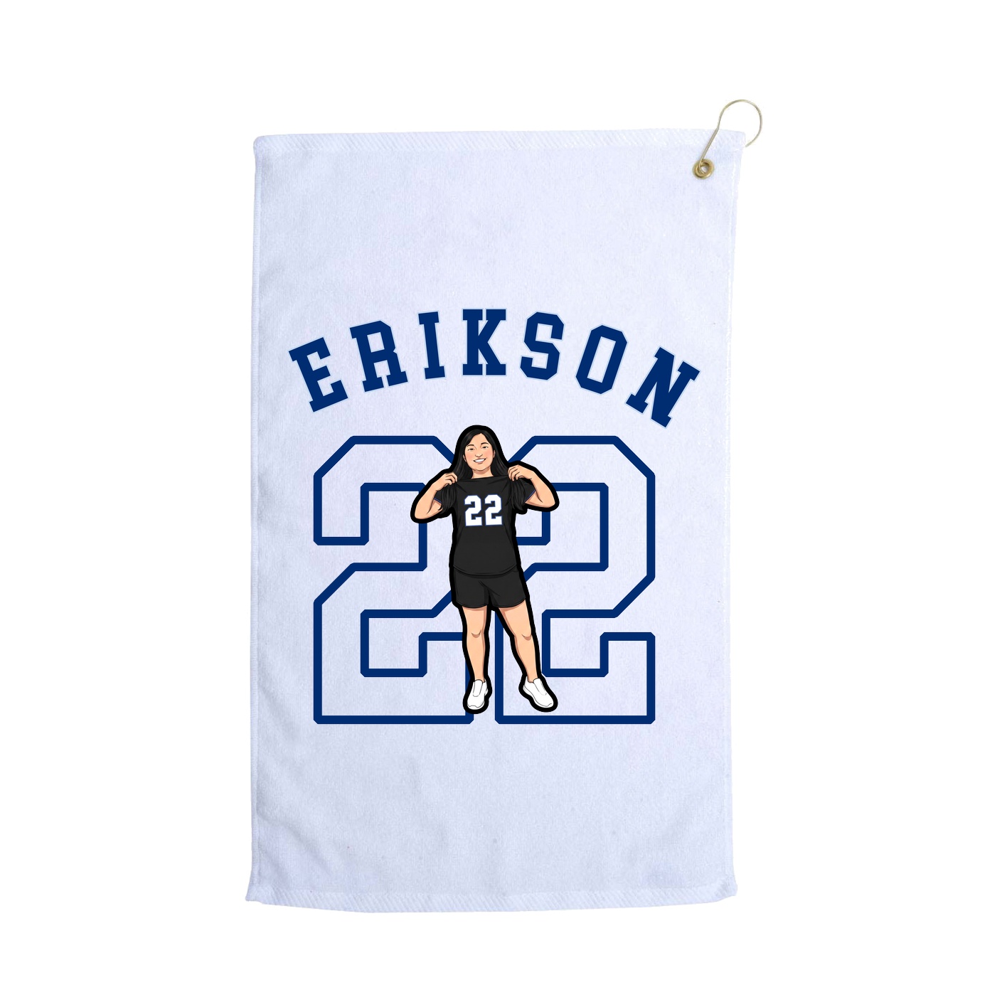 Golf Towel — Shirsey Arch in White