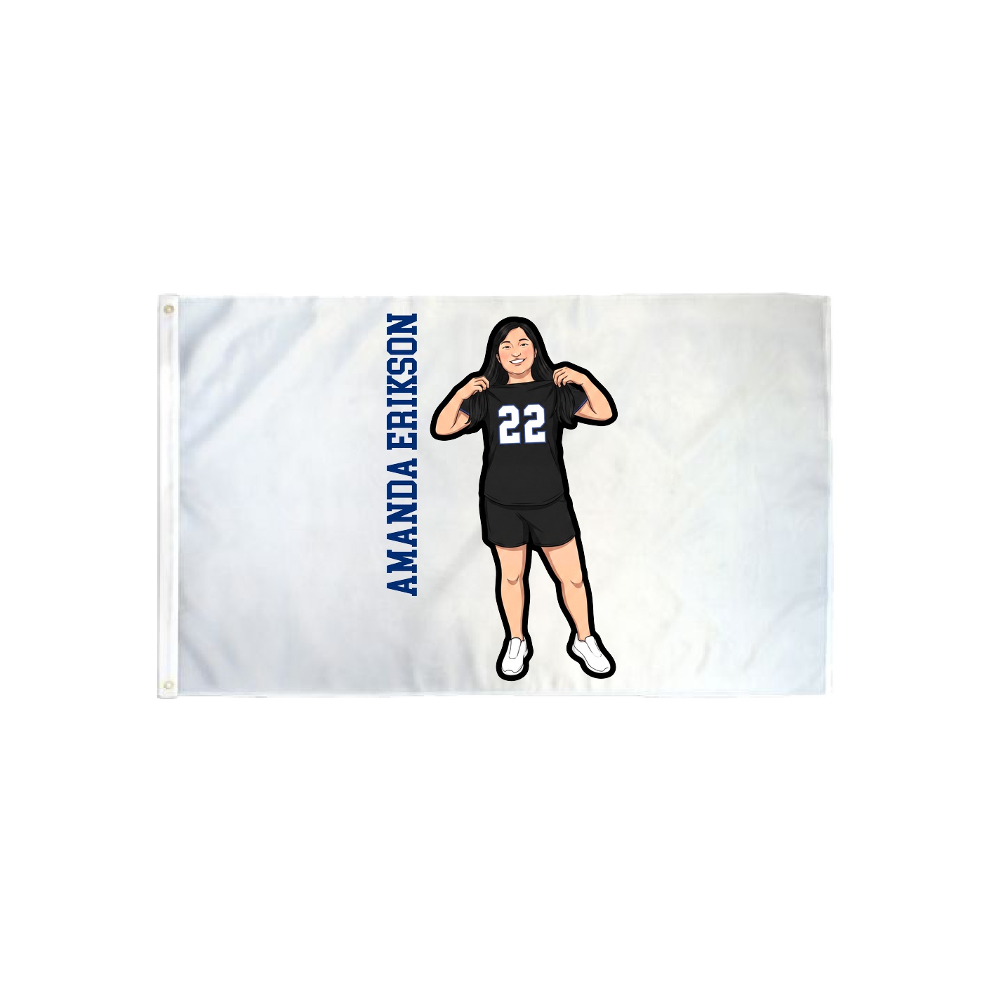 3x5 Flag — Name Vertical in Classic