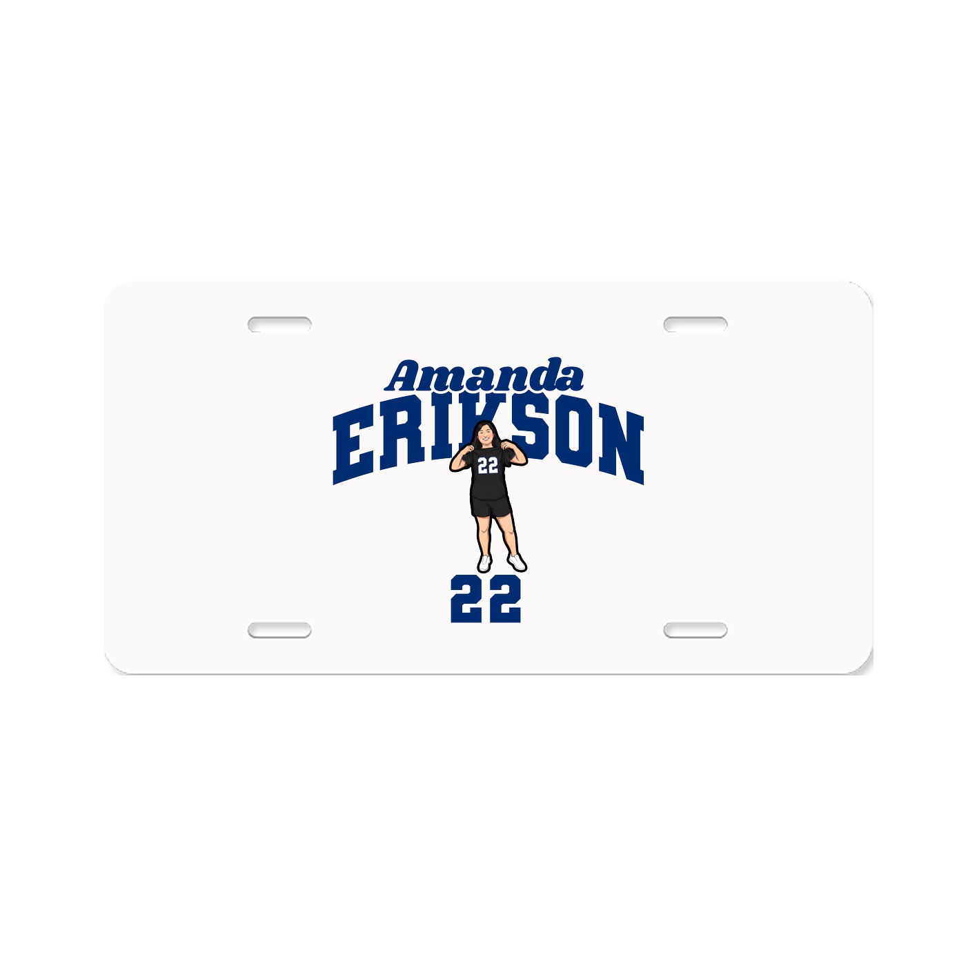 License Plate — Signature Arch in Classic