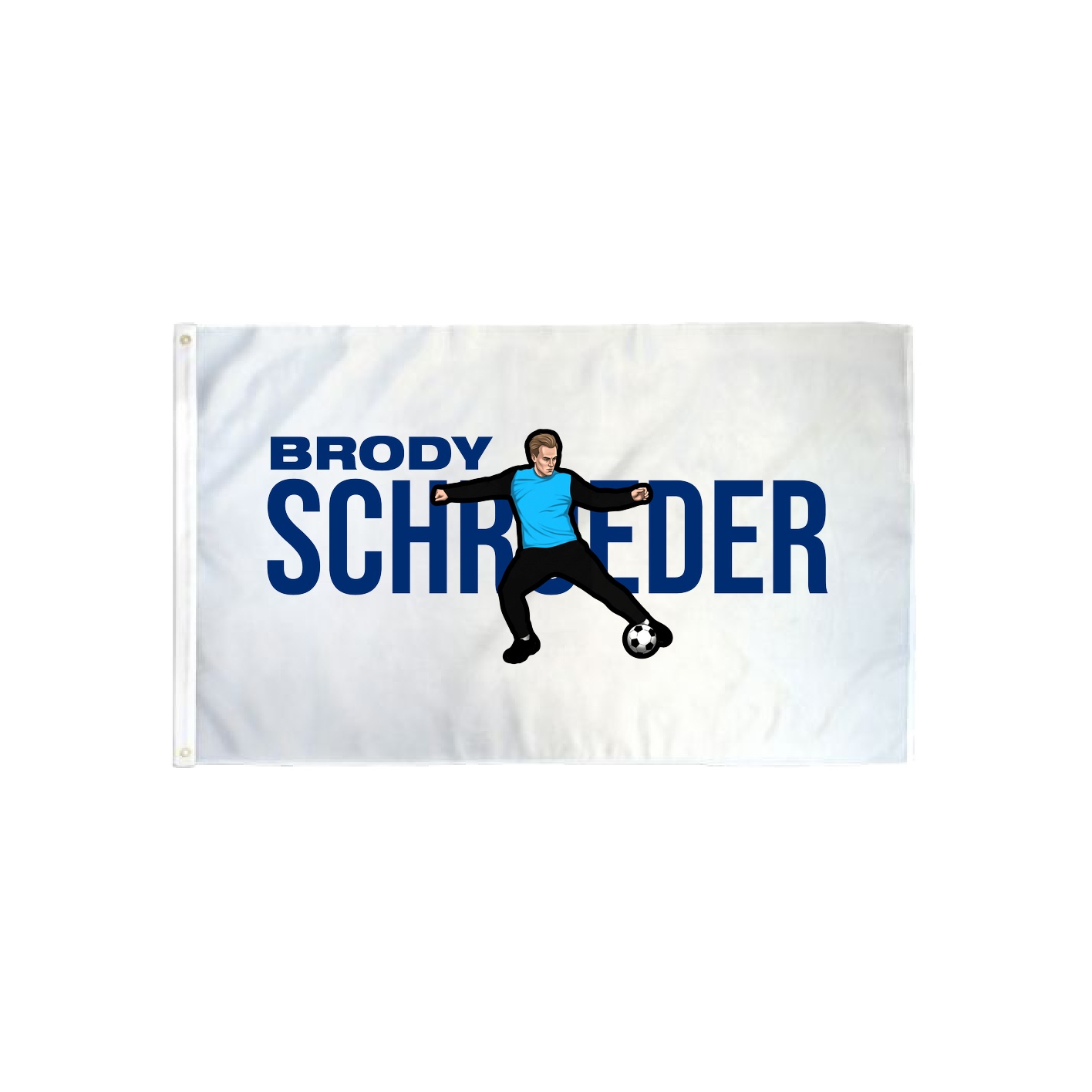 3x5 Flag — Player Name in Classic