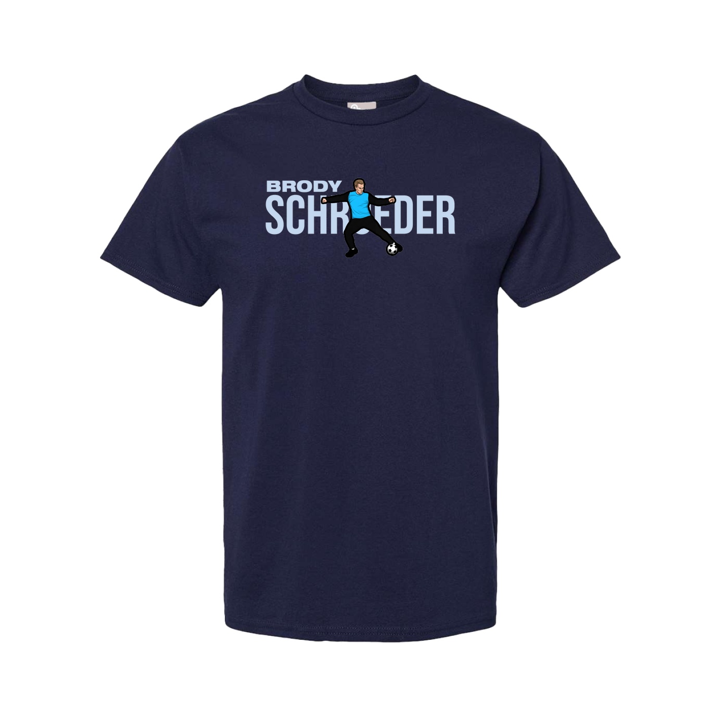 Tee — Player Name in Navy
