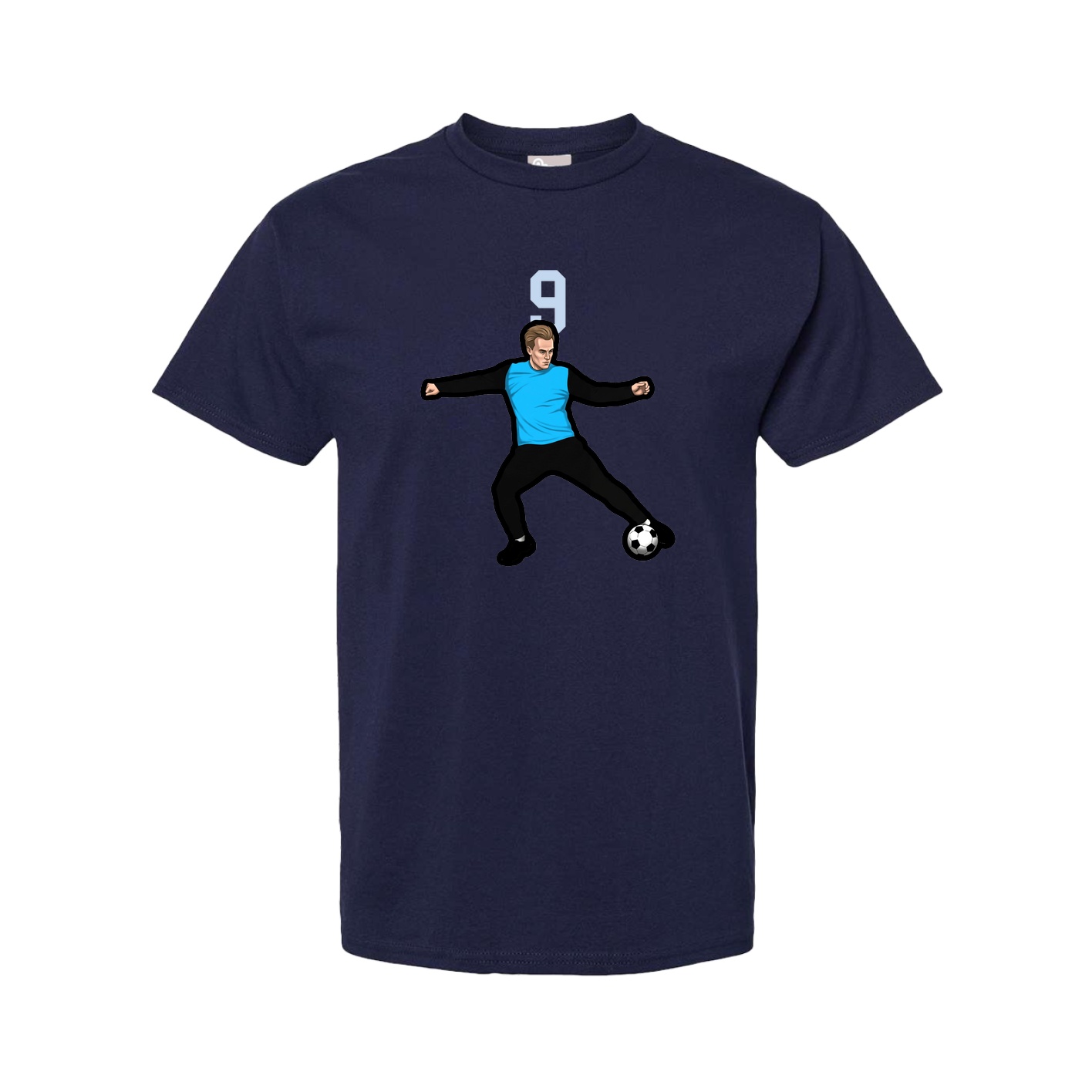 Youth Tee — Number Top in Navy