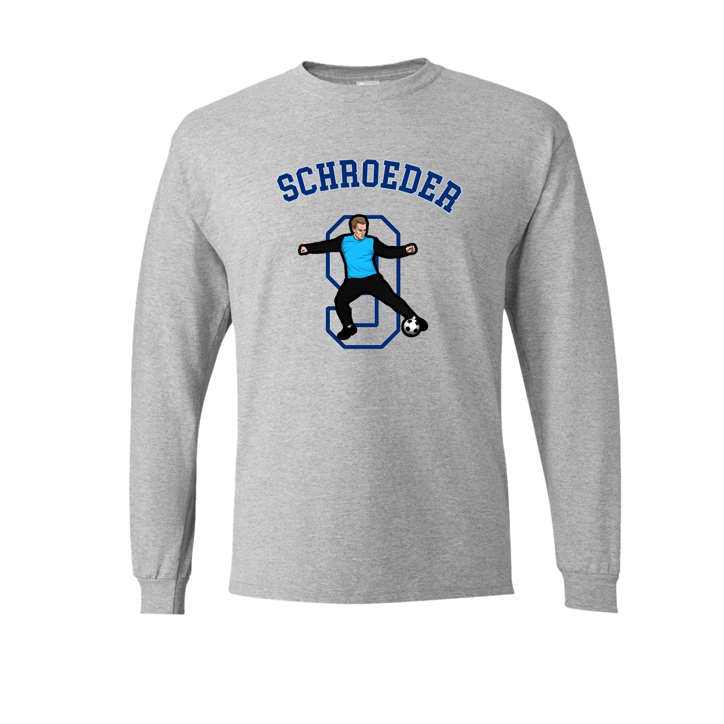 Long Sleeve Tee — Shirsey Arch in Grey