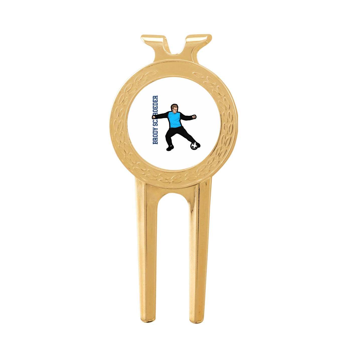 Divot Tool with Ball Marker — Name Vertical in Classic