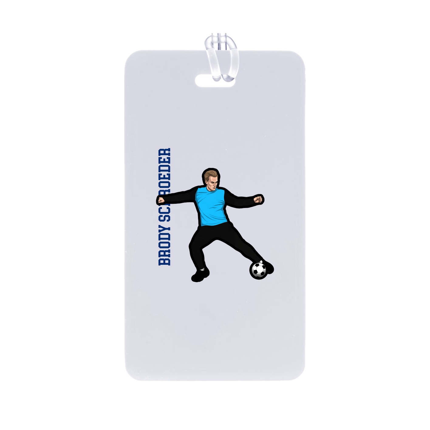 Bag Tag — Name Vertical in Classic