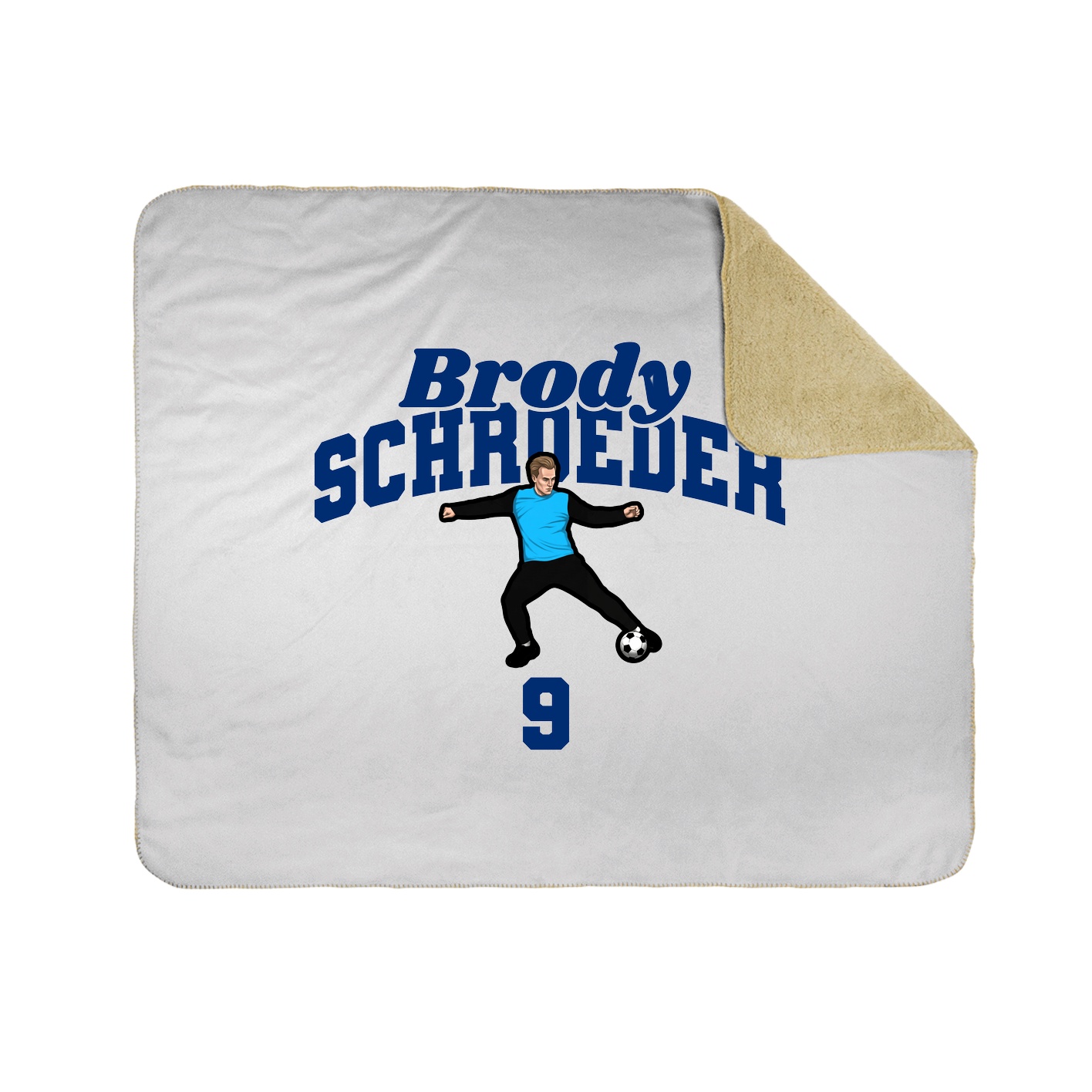 Throw Blanket — Signature Arch in White