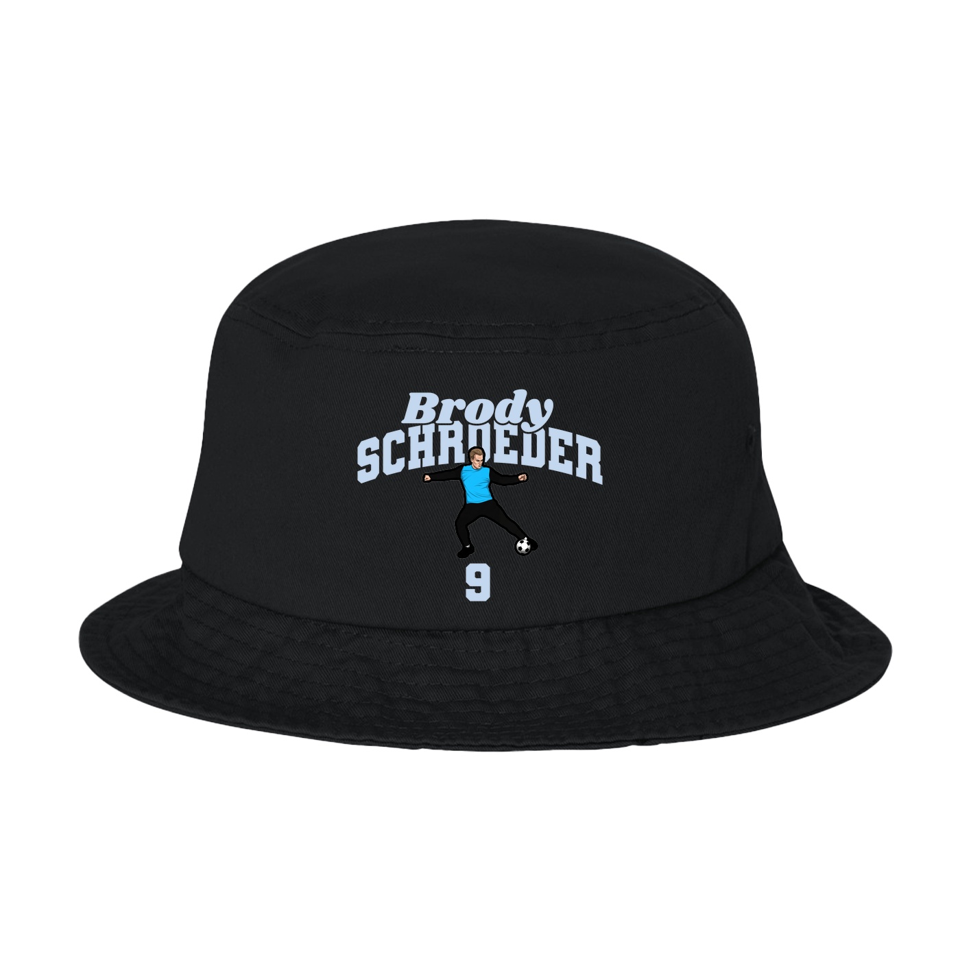Bucket Cap — Signature Arch in Black