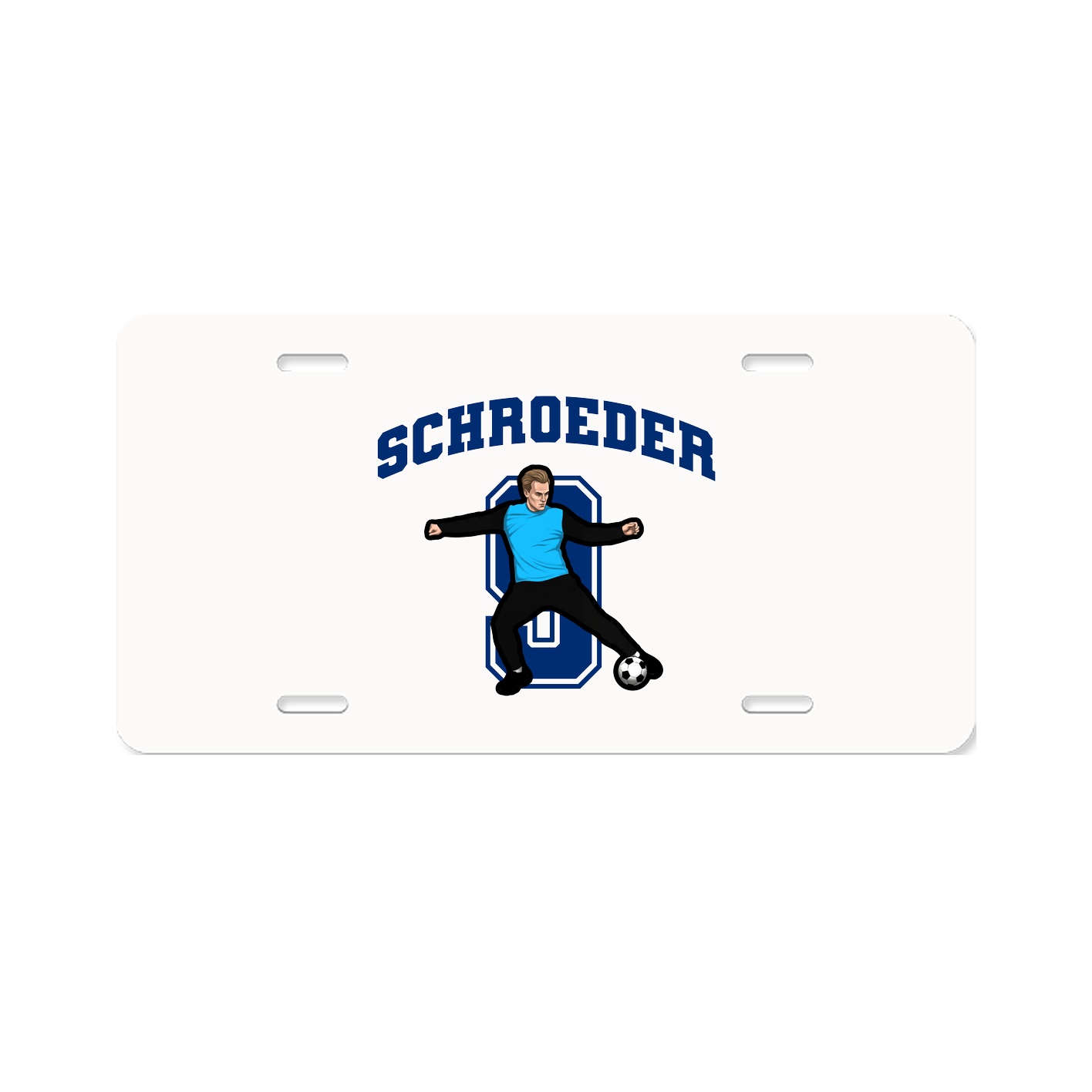 License Plate — Number in Classic