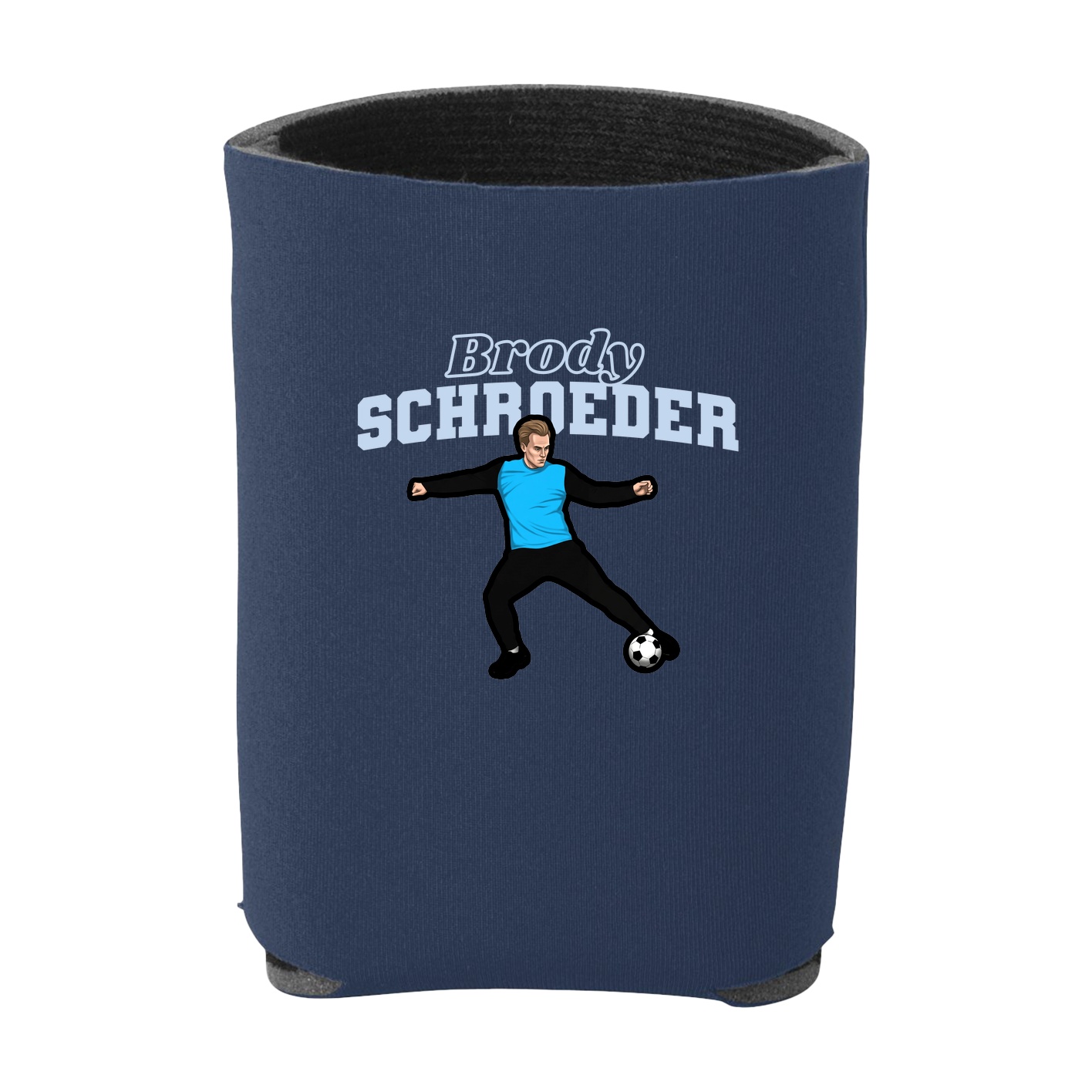 Can Holder — Name Arch in Navy