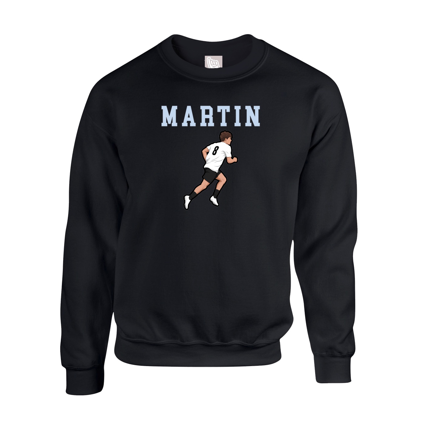 Fleece Crew — Shirsey in Black