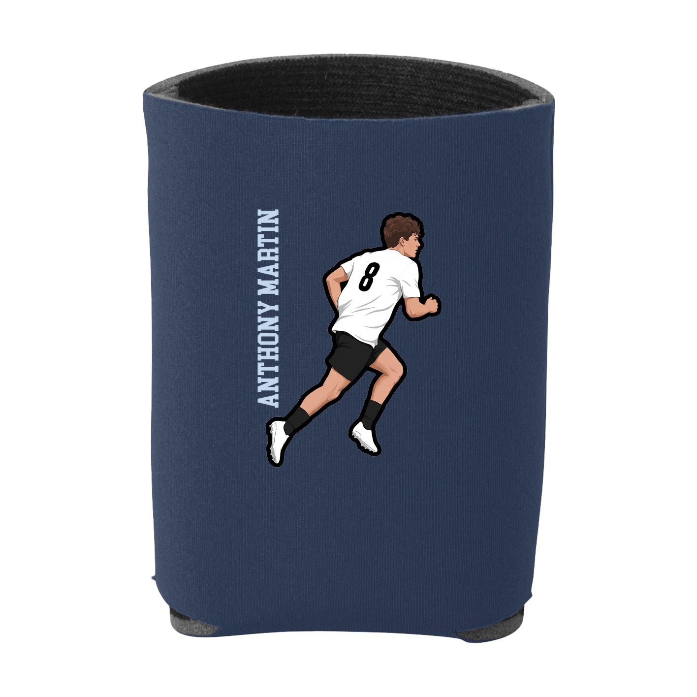 Can Holder — Name Vertical in Navy