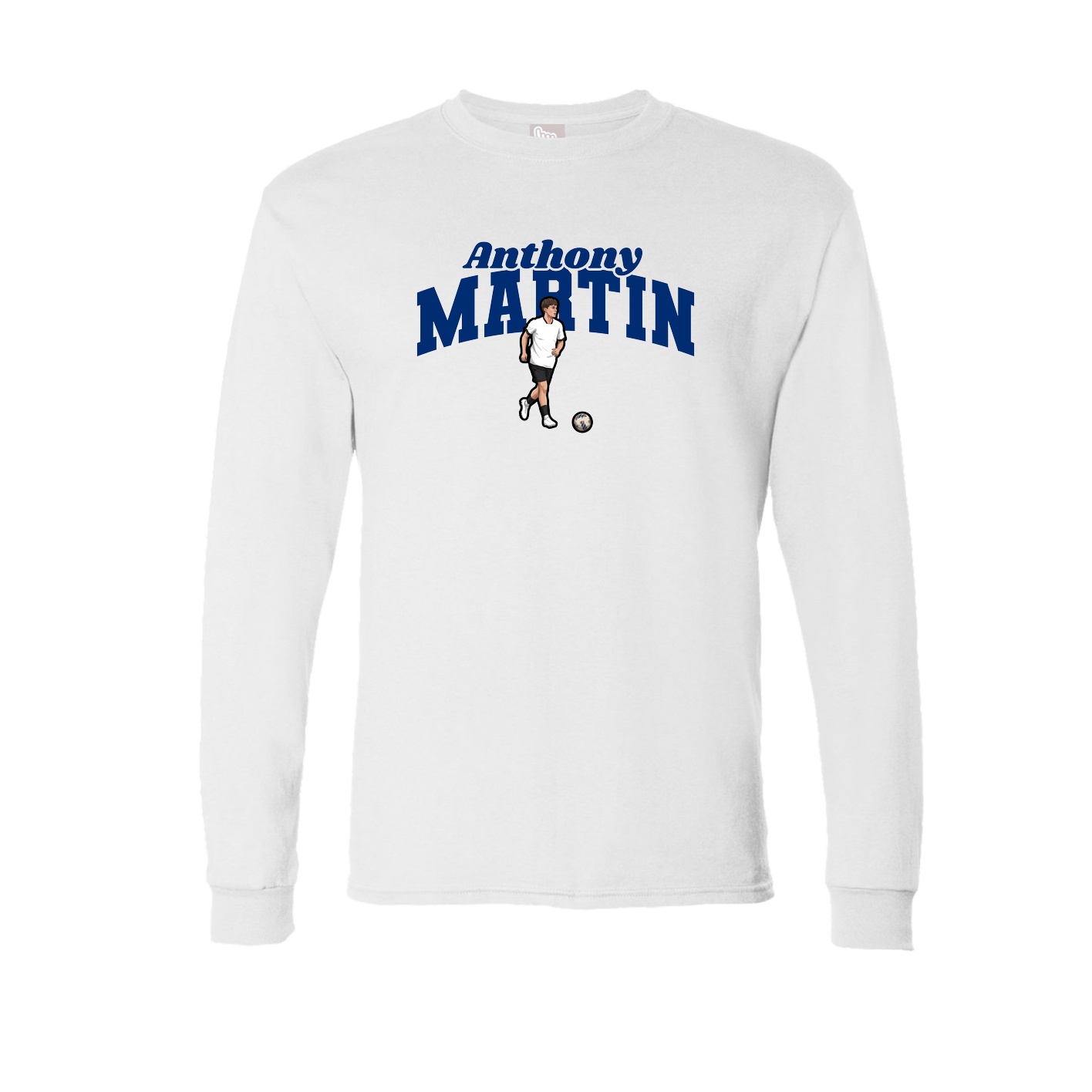 Long Sleeve Tee — Signature Arch in White