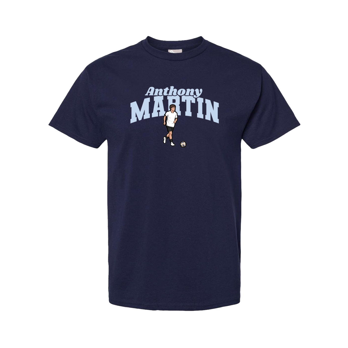Youth Tee — Signature Arch in Navy