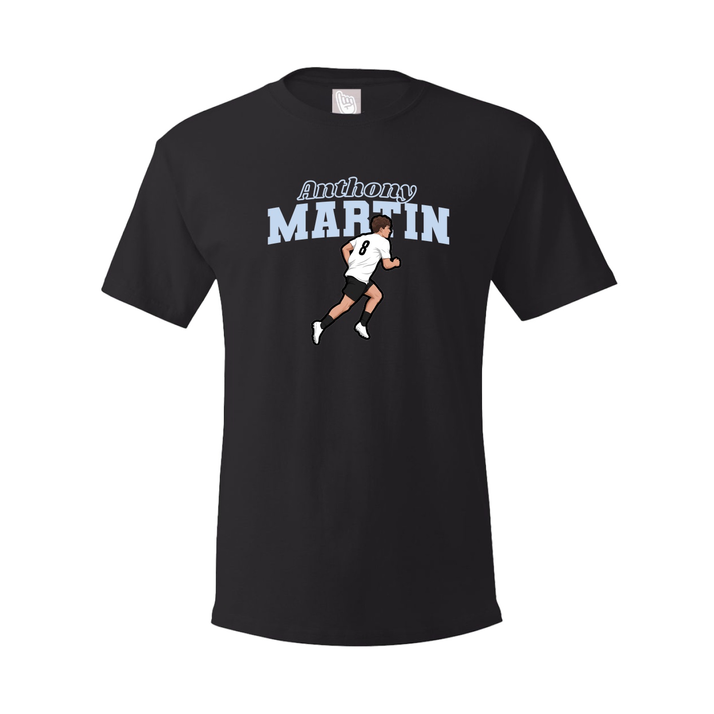Youth Tee — Name Arch in Black