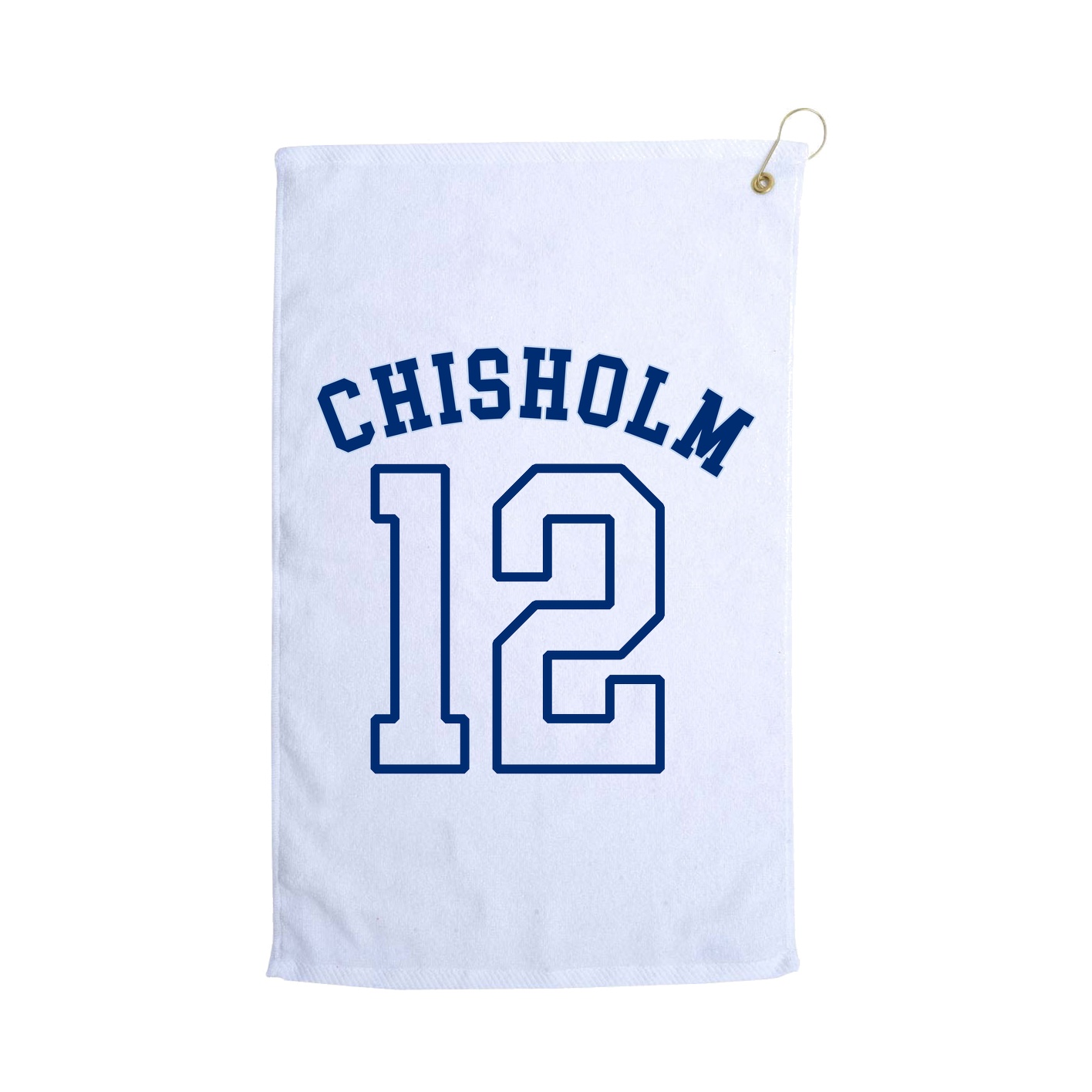 Golf Towel — Shirsey Arch in White