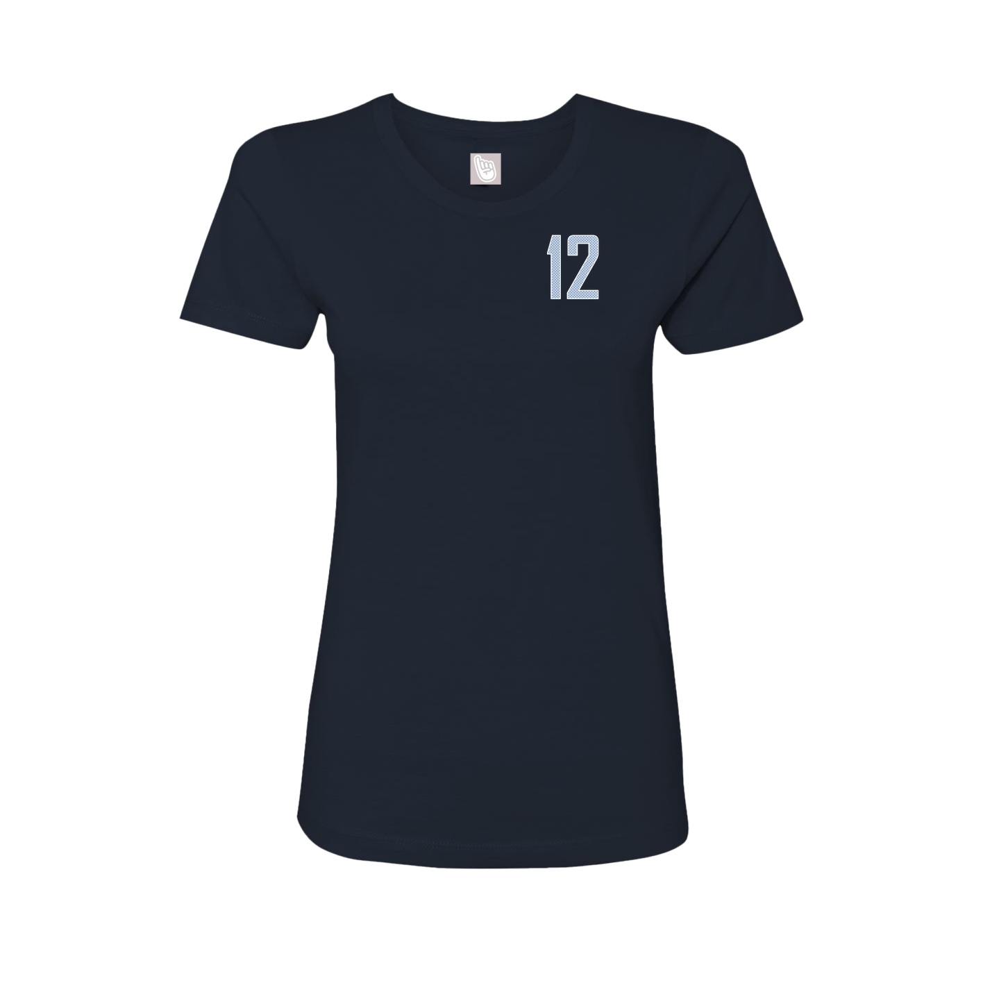 Fitted Women's Tee — Front Shirsy in Navy