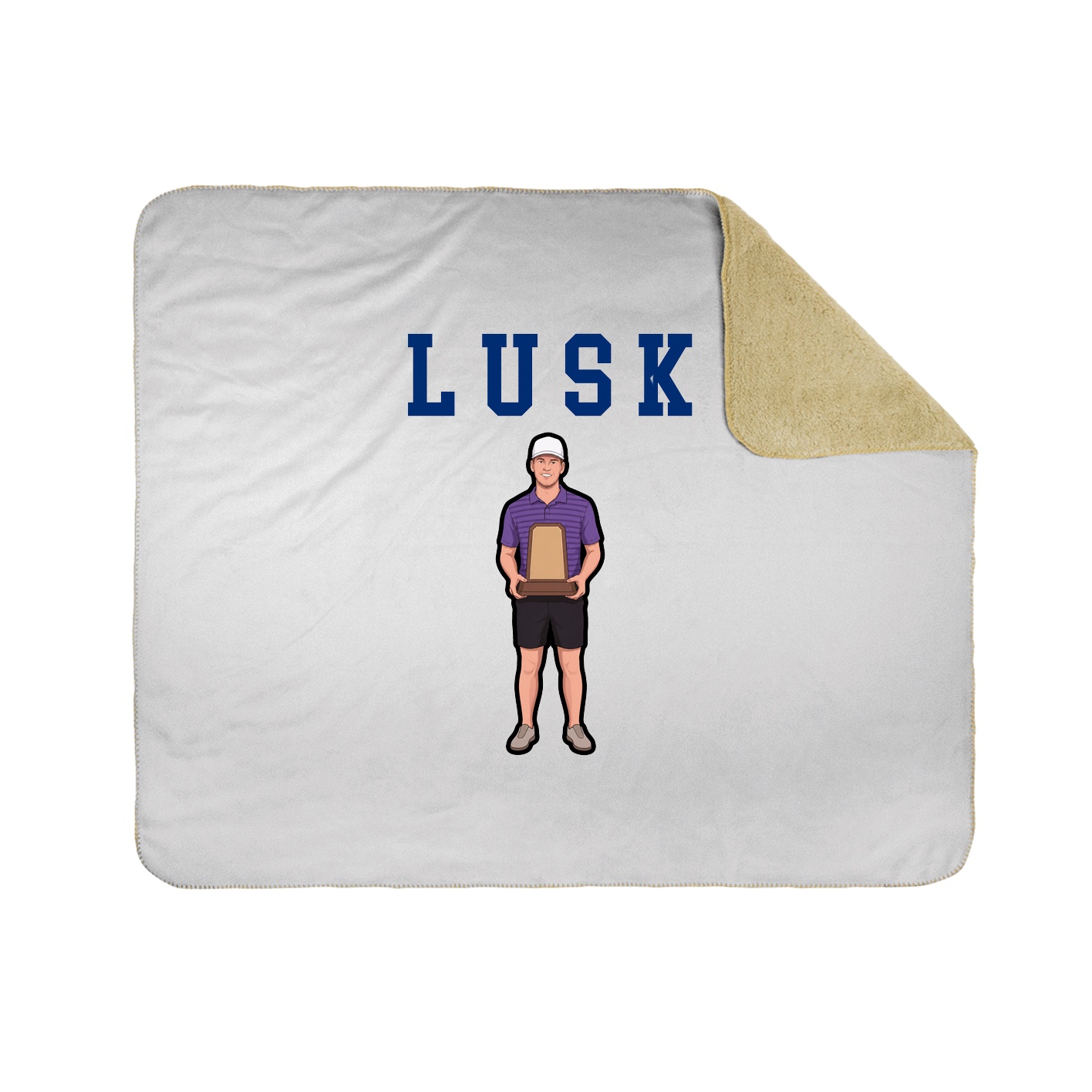 Throw Blanket — Shirsey in White