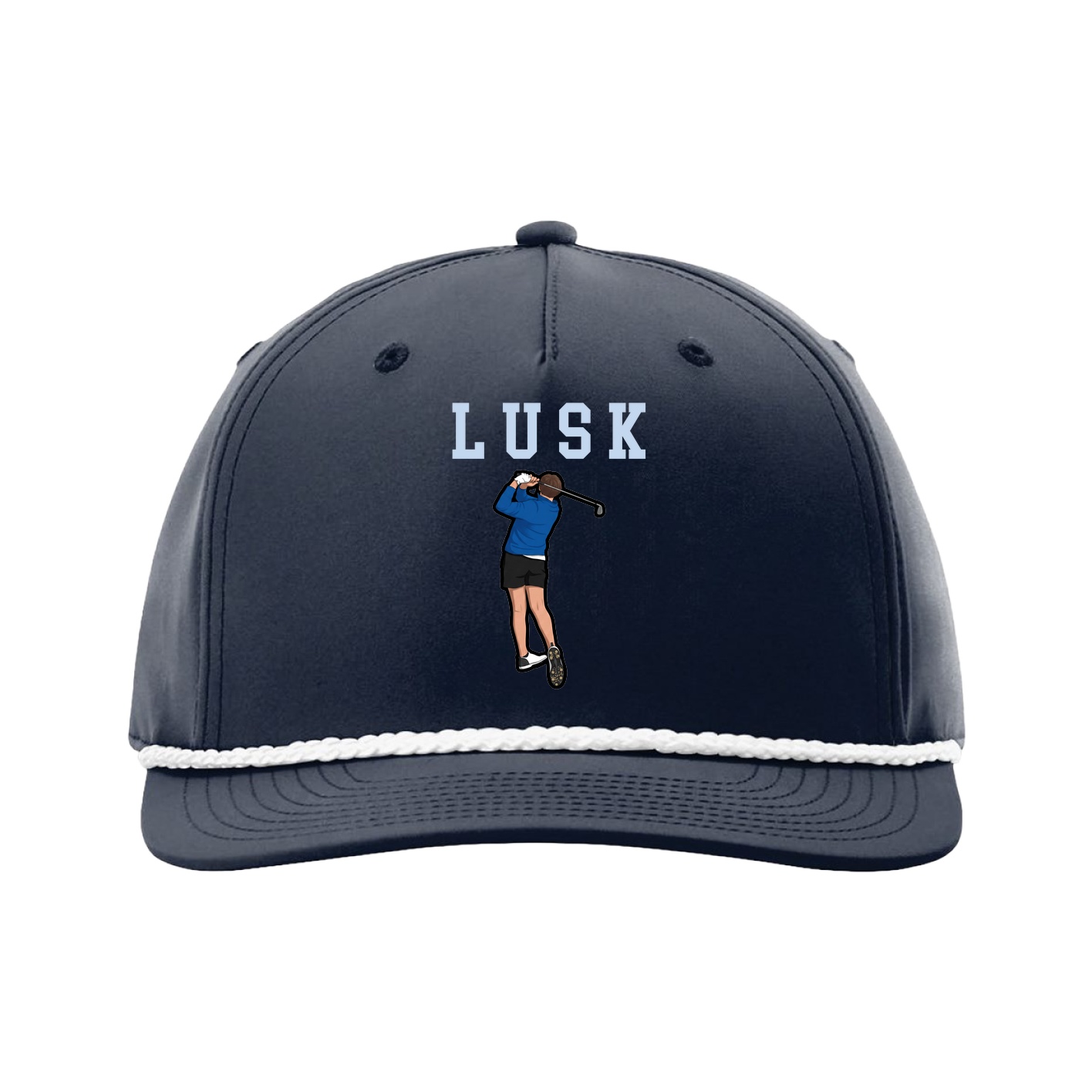 Five-Panel Classic Rope Cap — Shirsey in Navy