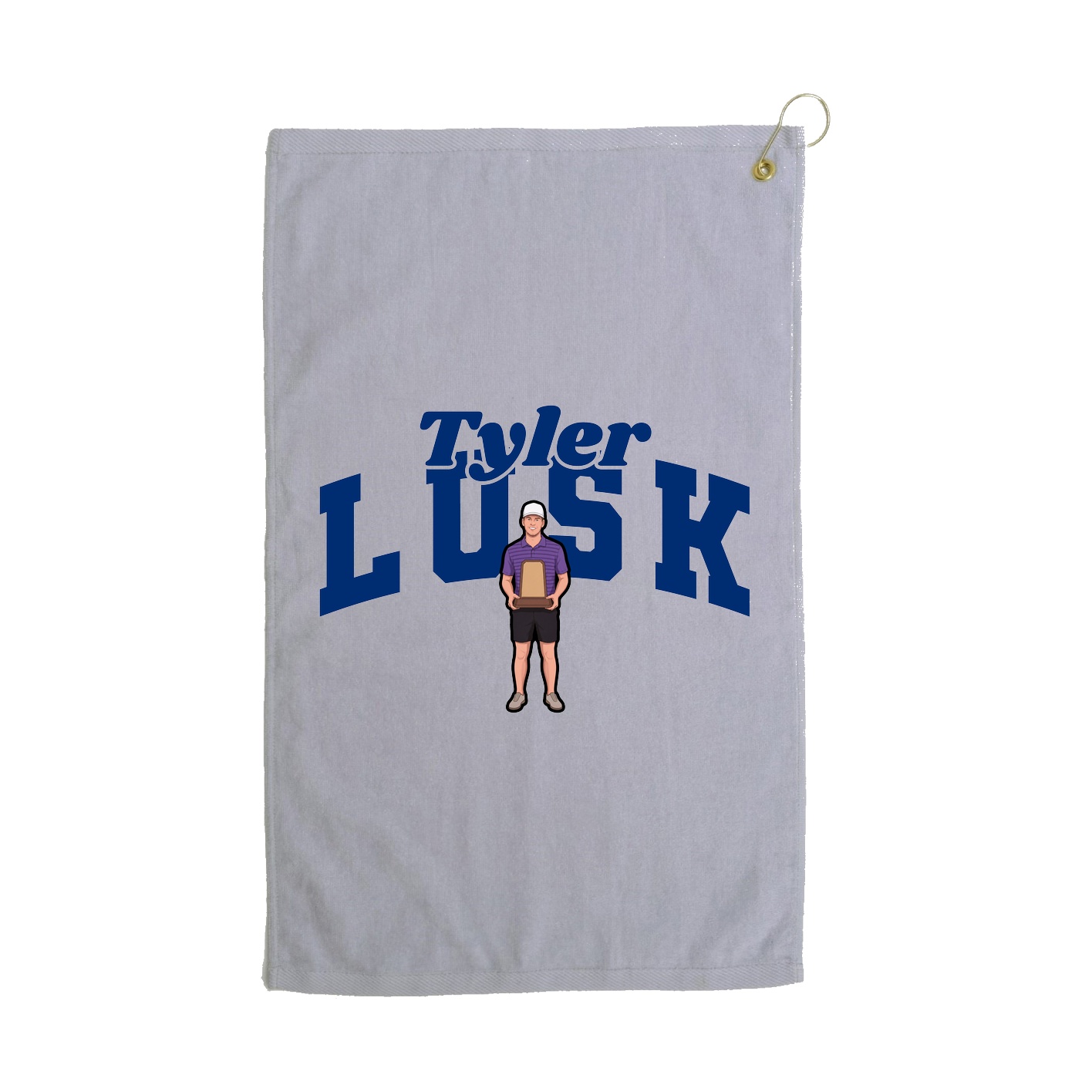 Golf Towel — Signature Arch in Grey
