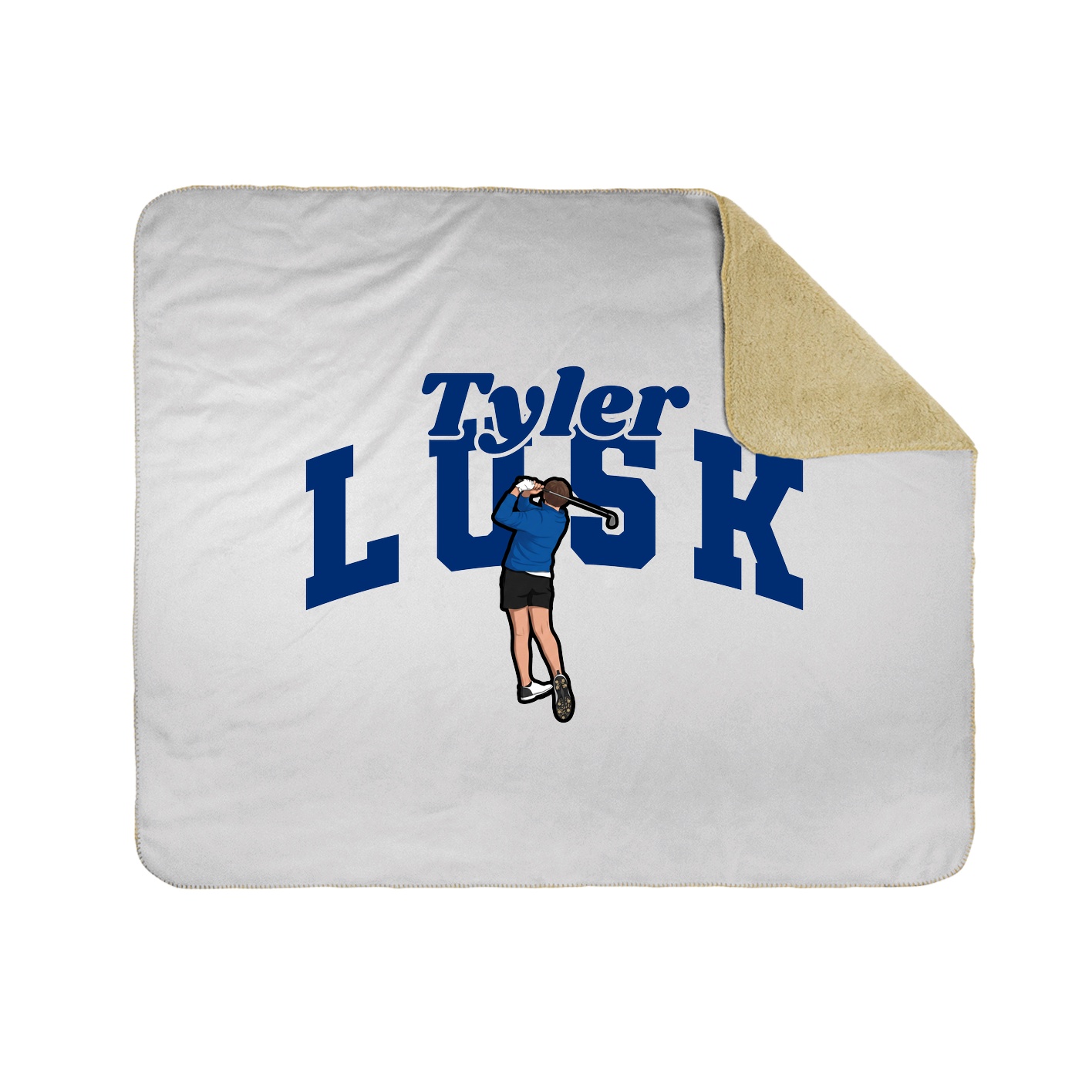 Throw Blanket — Signature Arch in White