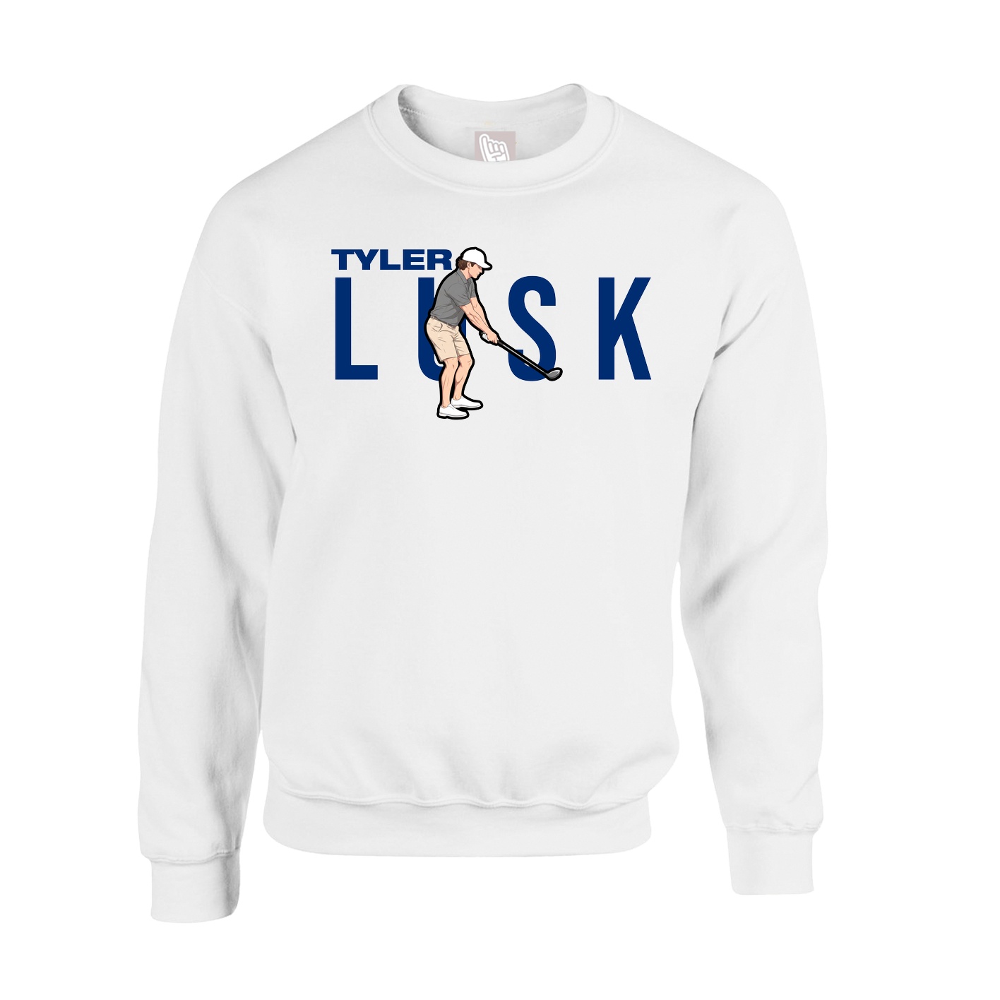 Fleece Crew — Player Name in White