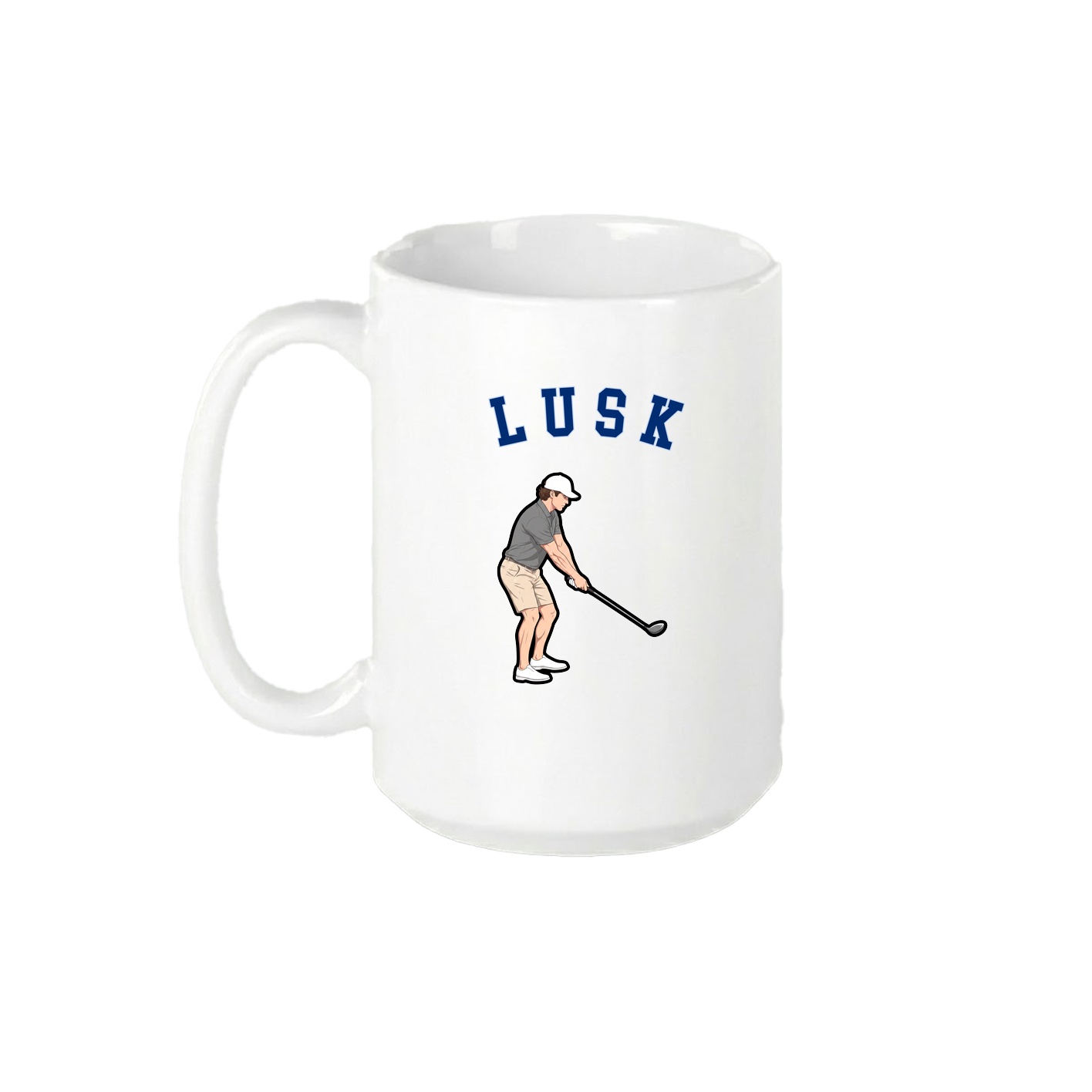 15oz Coffee Mug — Shirsey Arch in White