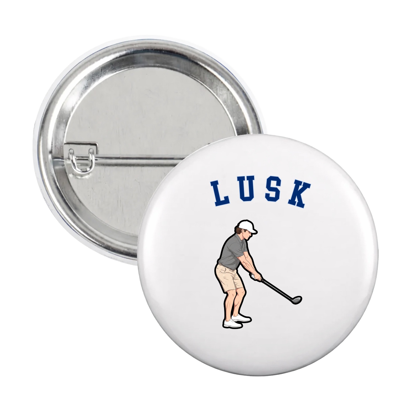 Game Day Button — Shirsey Arch in White