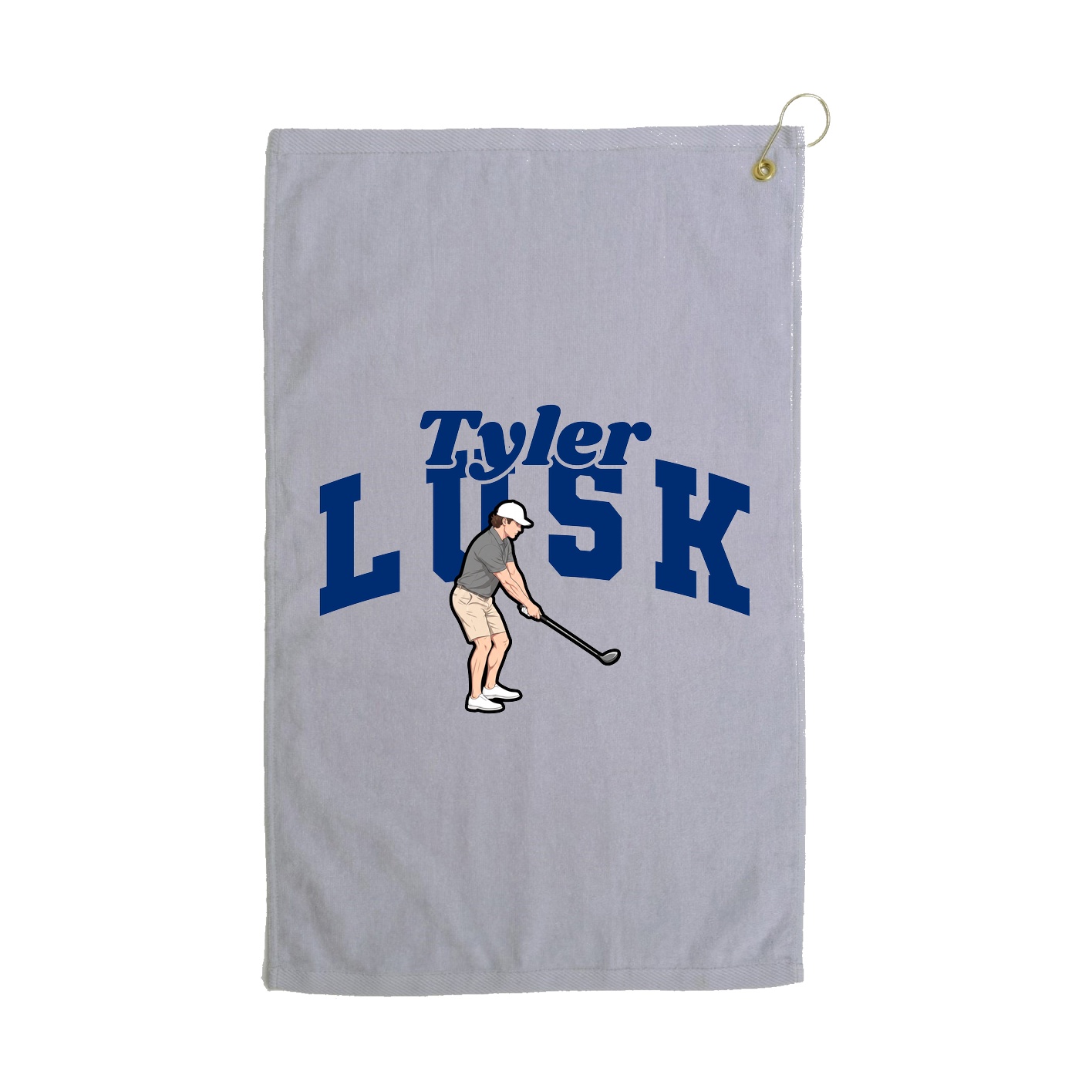 Golf Towel — Signature Arch in Grey