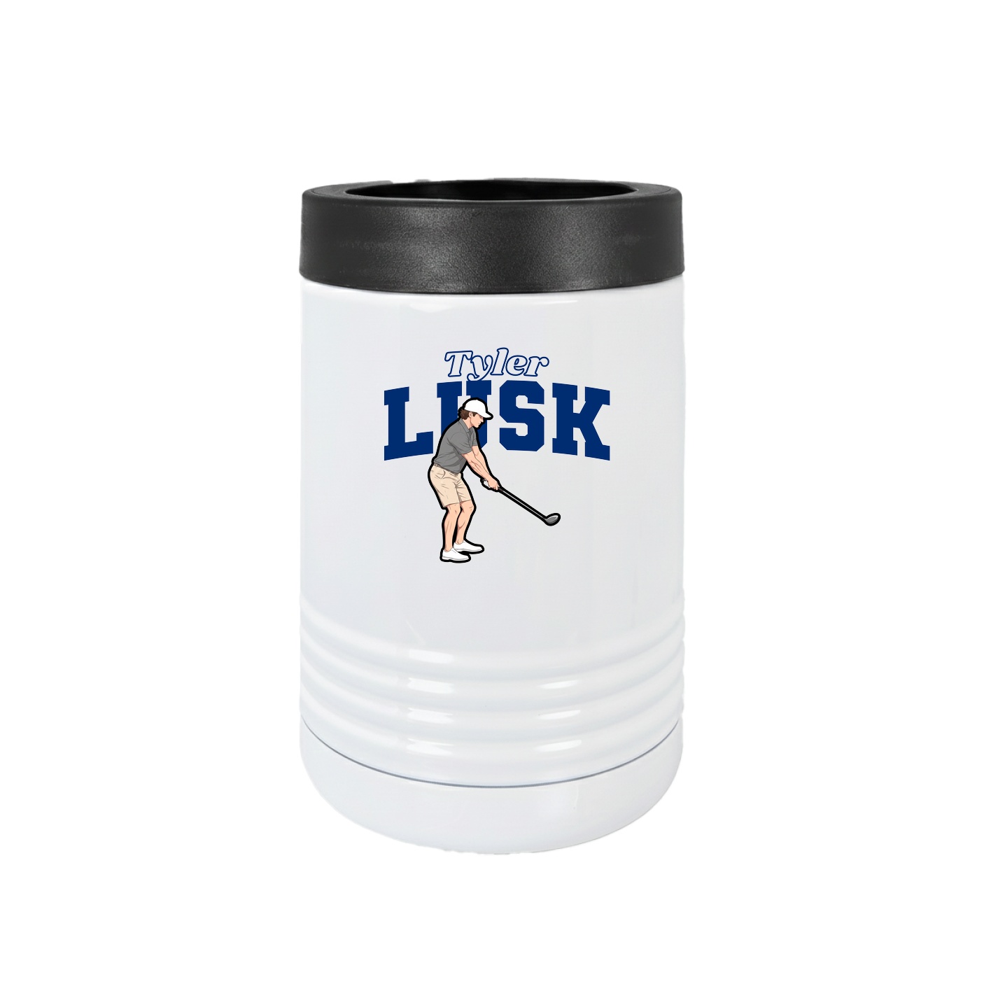 Beverage Holder — Name Arch in White