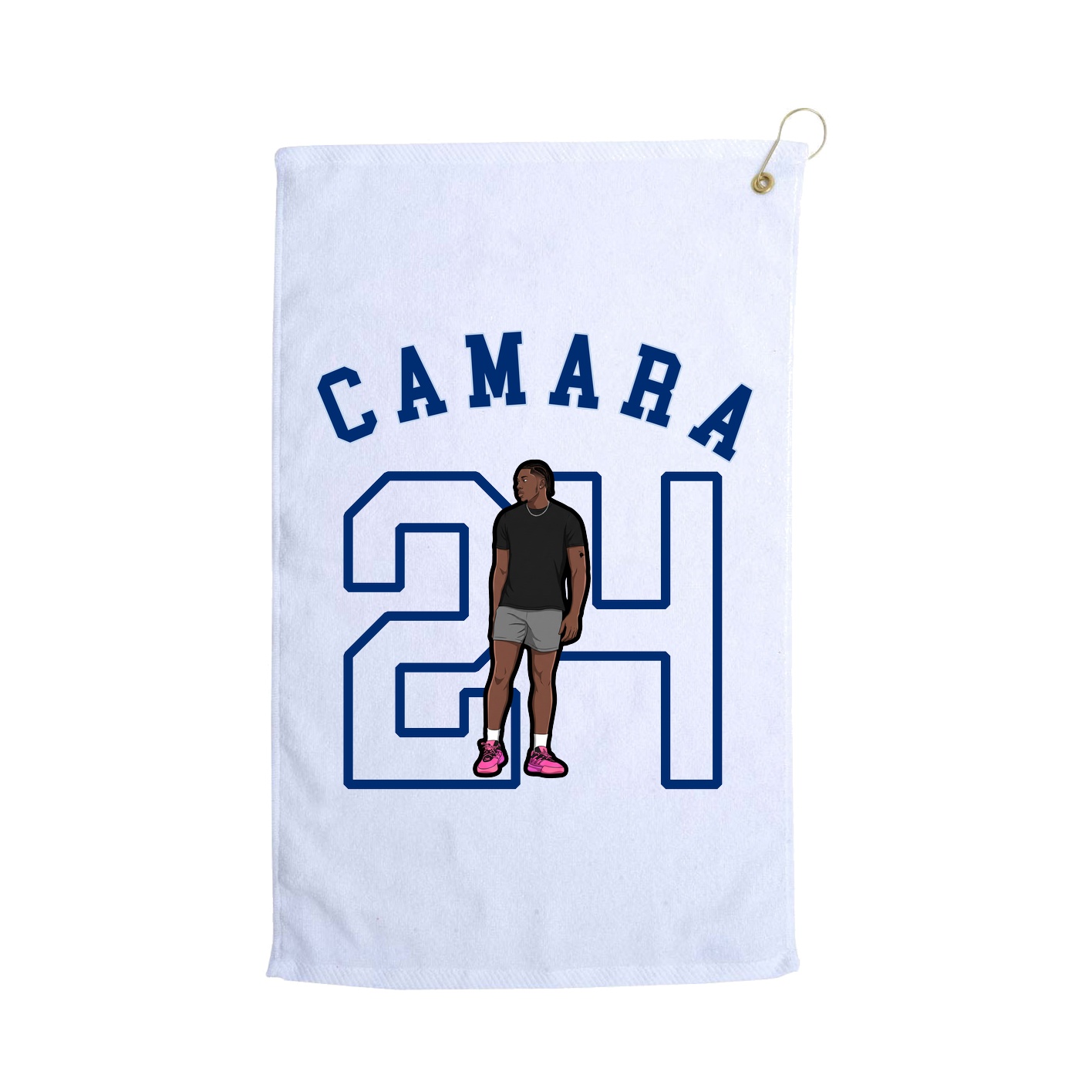 Golf Towel — Shirsey Arch in White