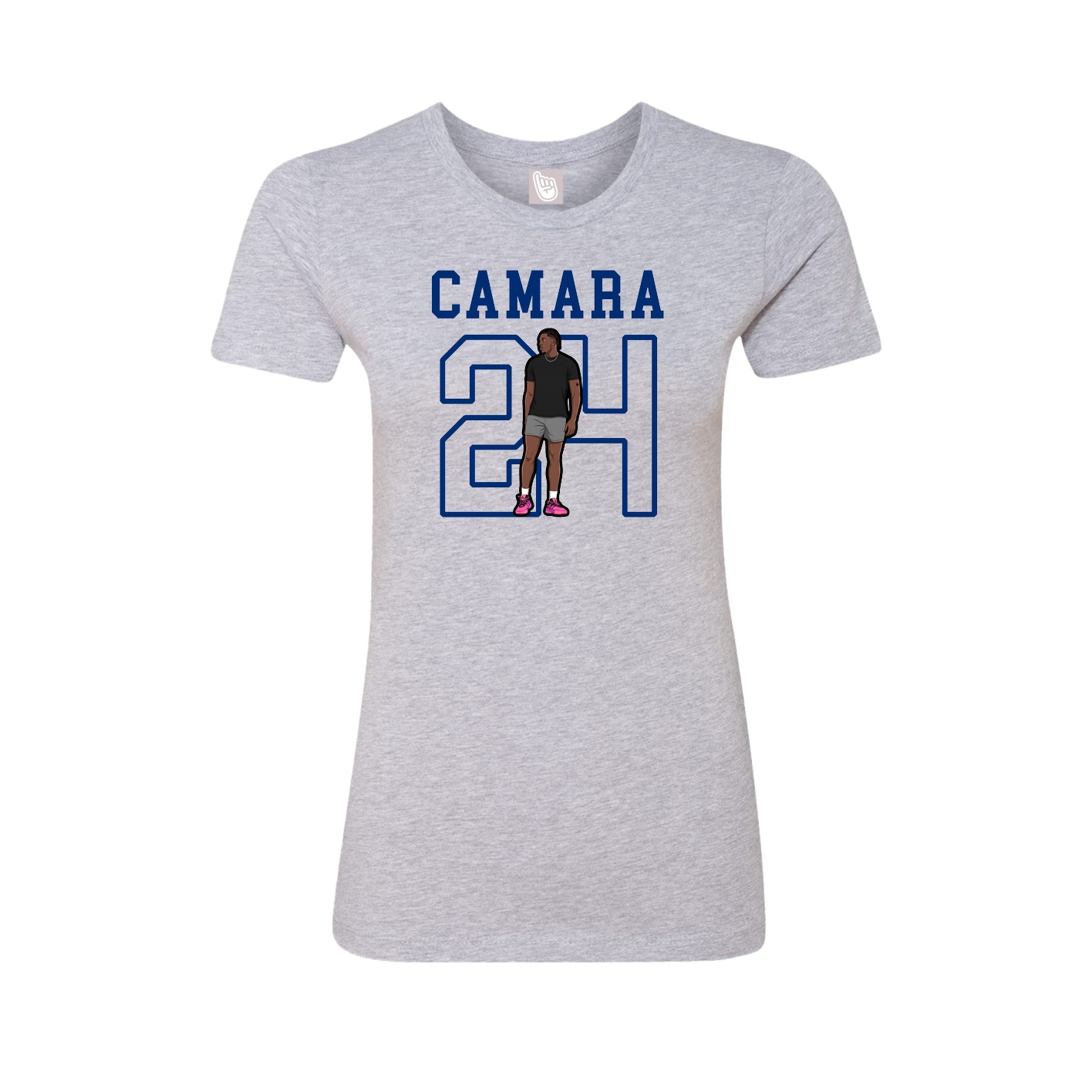 Fitted Women's Tee — Shirsey in Grey