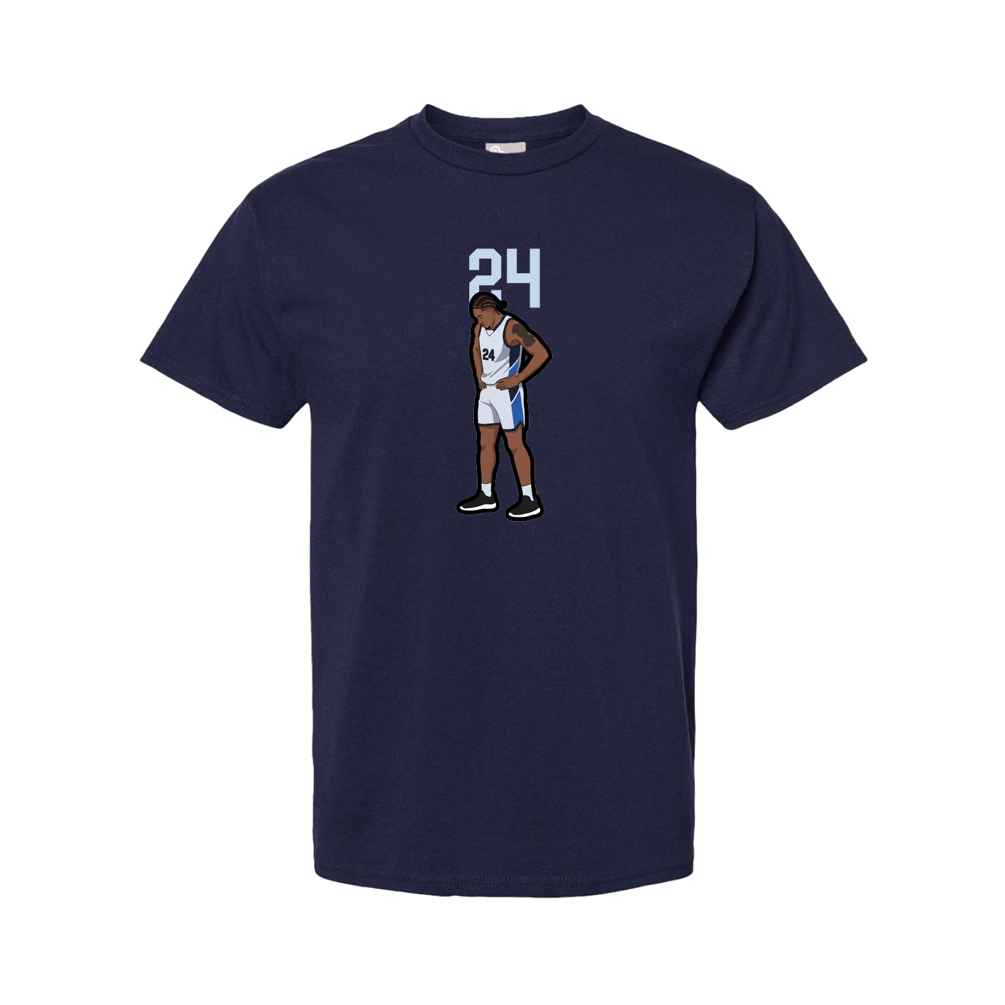 Youth Tee — Number Top in Navy