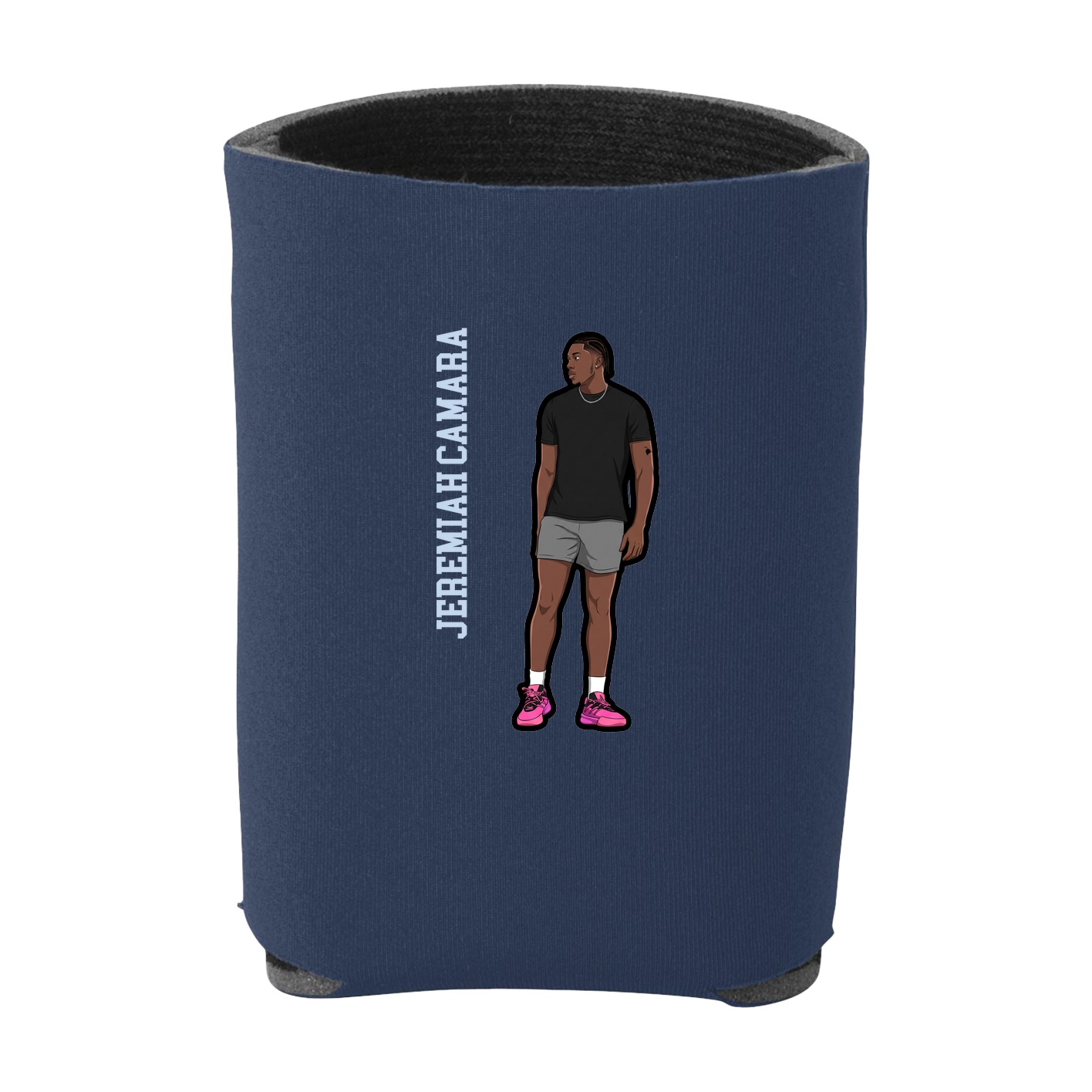 Can Holder — Name Vertical in Navy