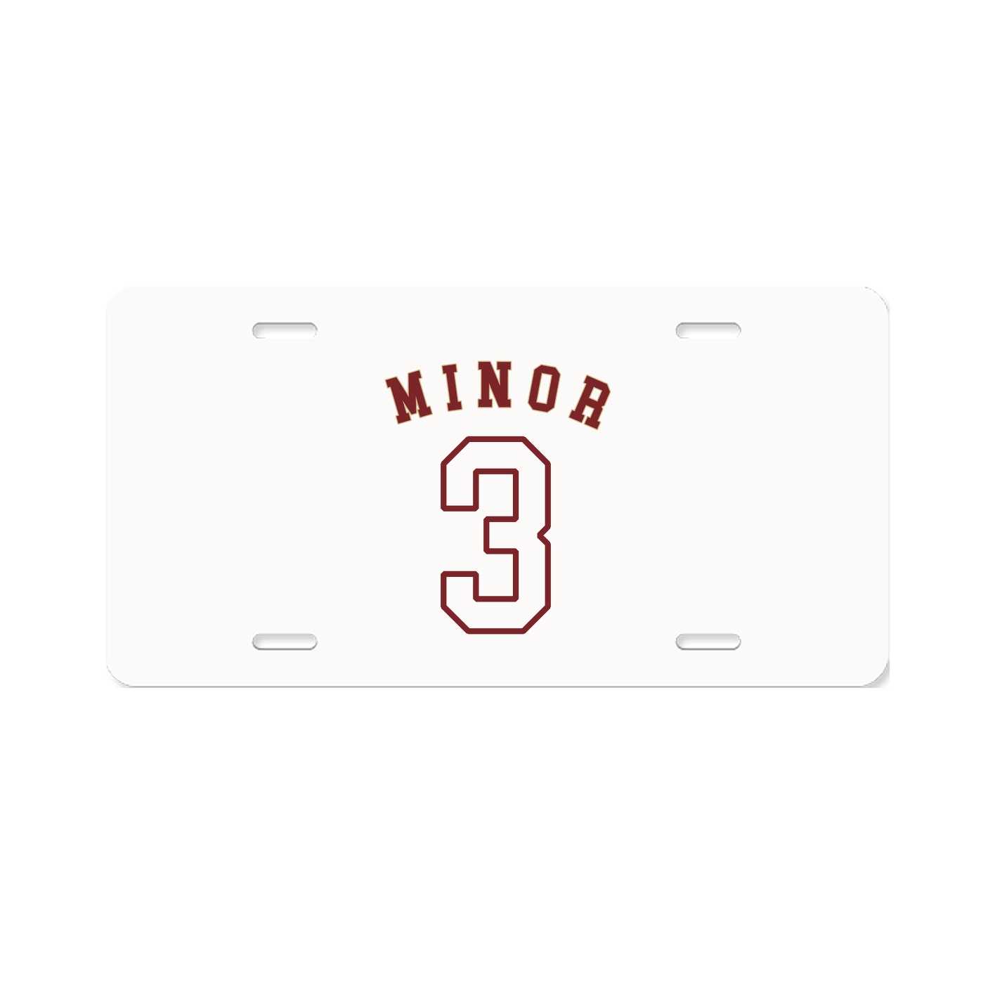 License Plate — Shirsey Arch in Classic