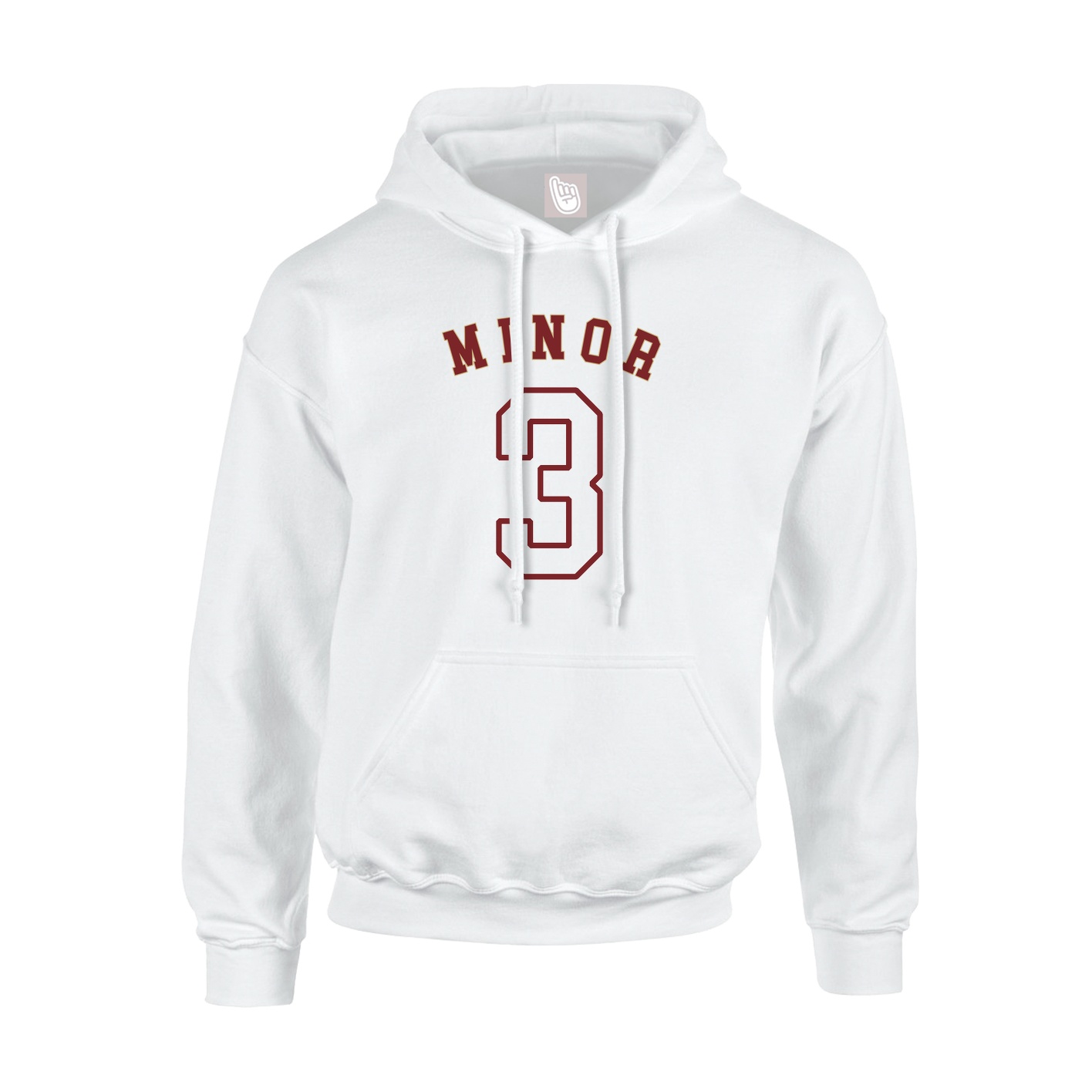 Youth Hoodie — Shirsey Arch in White