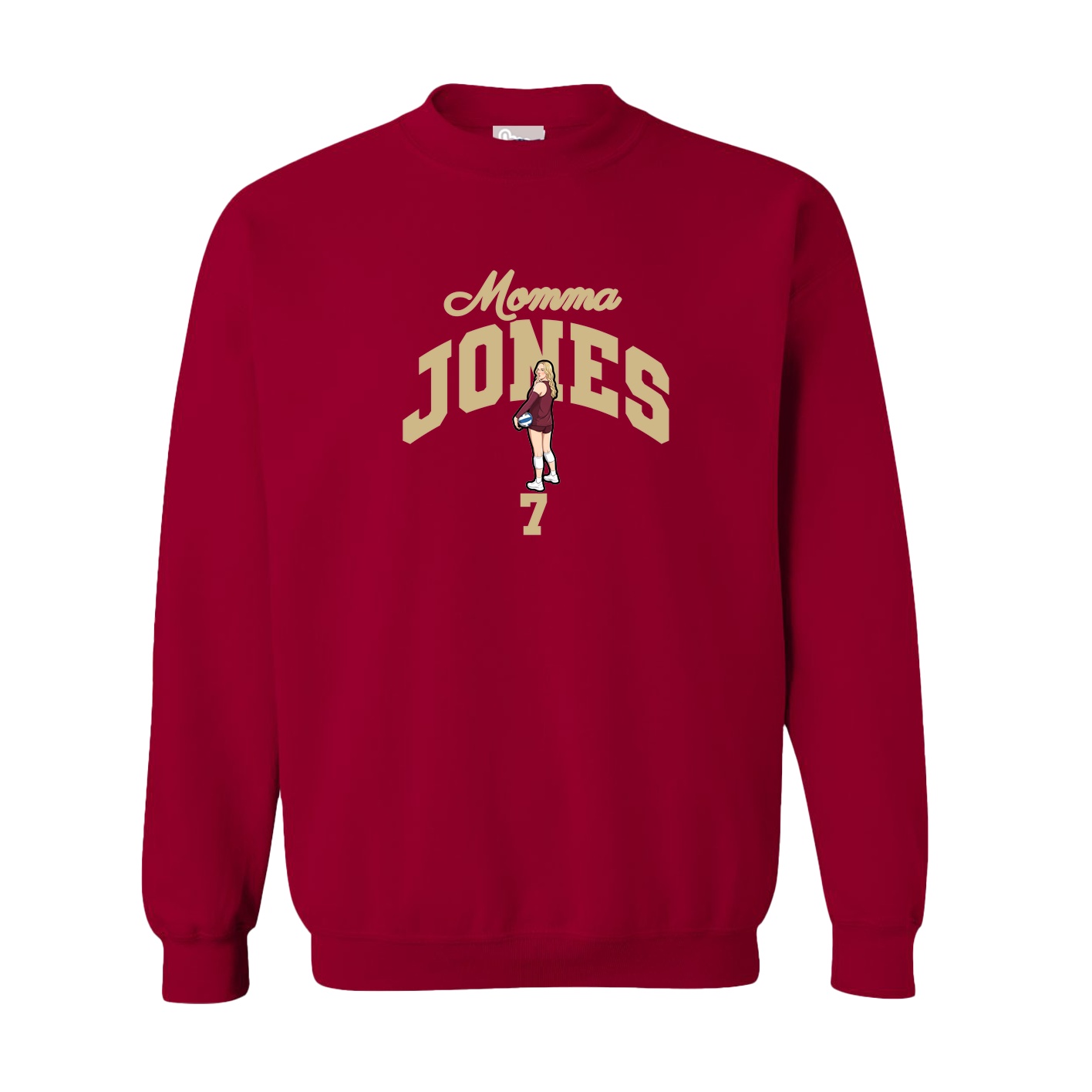 Fleece Crew — Mothers Day Arch in Cardinal