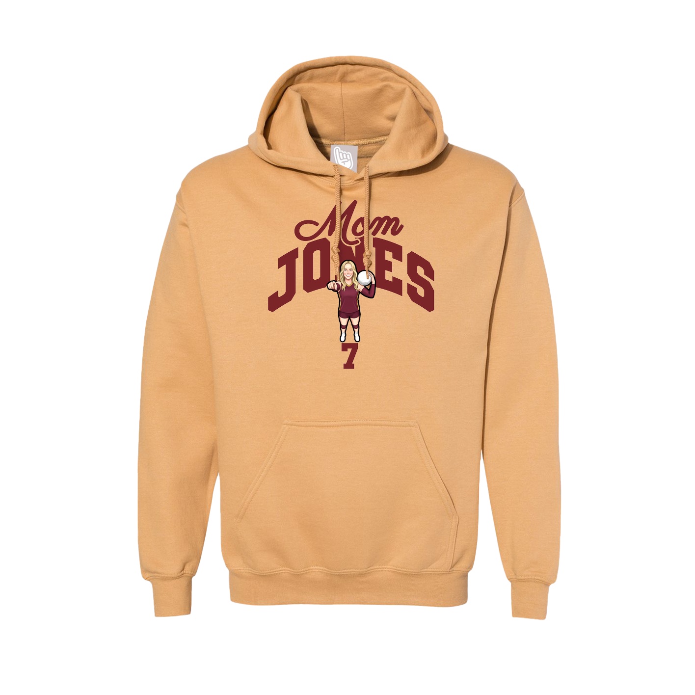 Hoodie — Mothers Day Arch in Vegas Gold