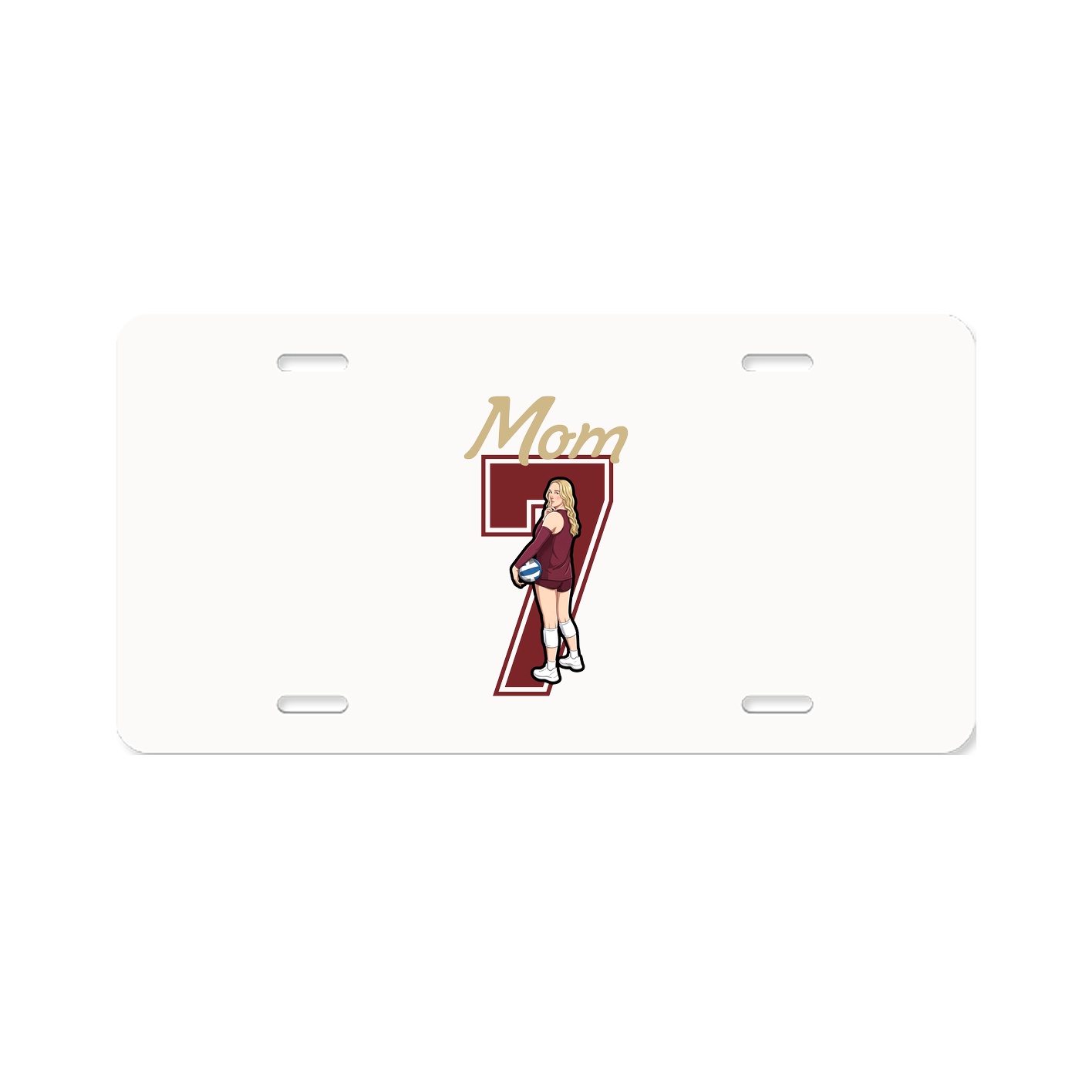 License Plate — Mothers Day Shirsey in Classic