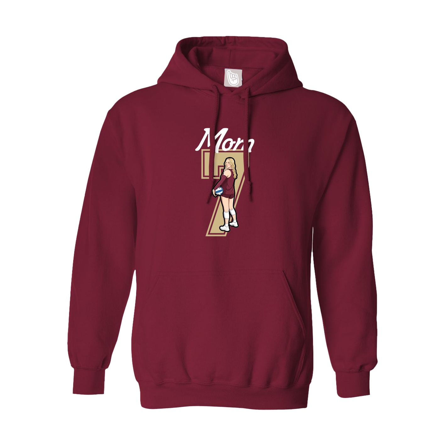 Hoodie — Mothers Day Shirsey in Cardinal
