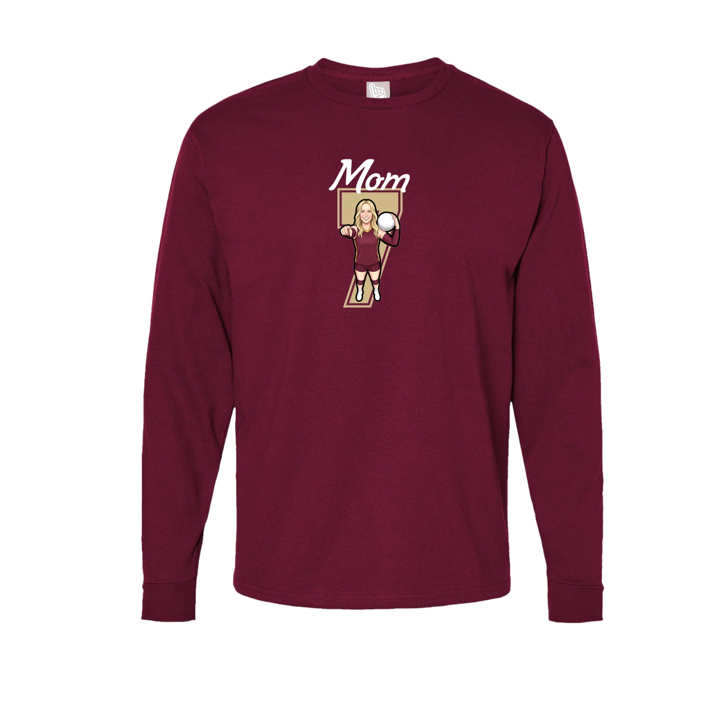 Long Sleeve Tee — Mothers Day Shirsey in Cardinal