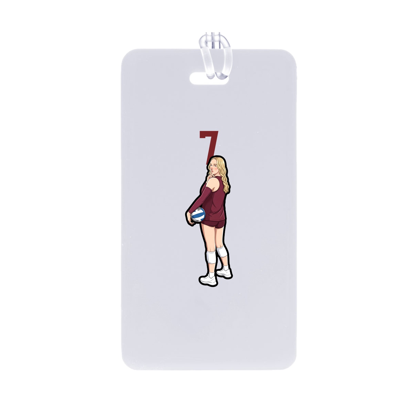 Bag Tag — Number Top in Classic