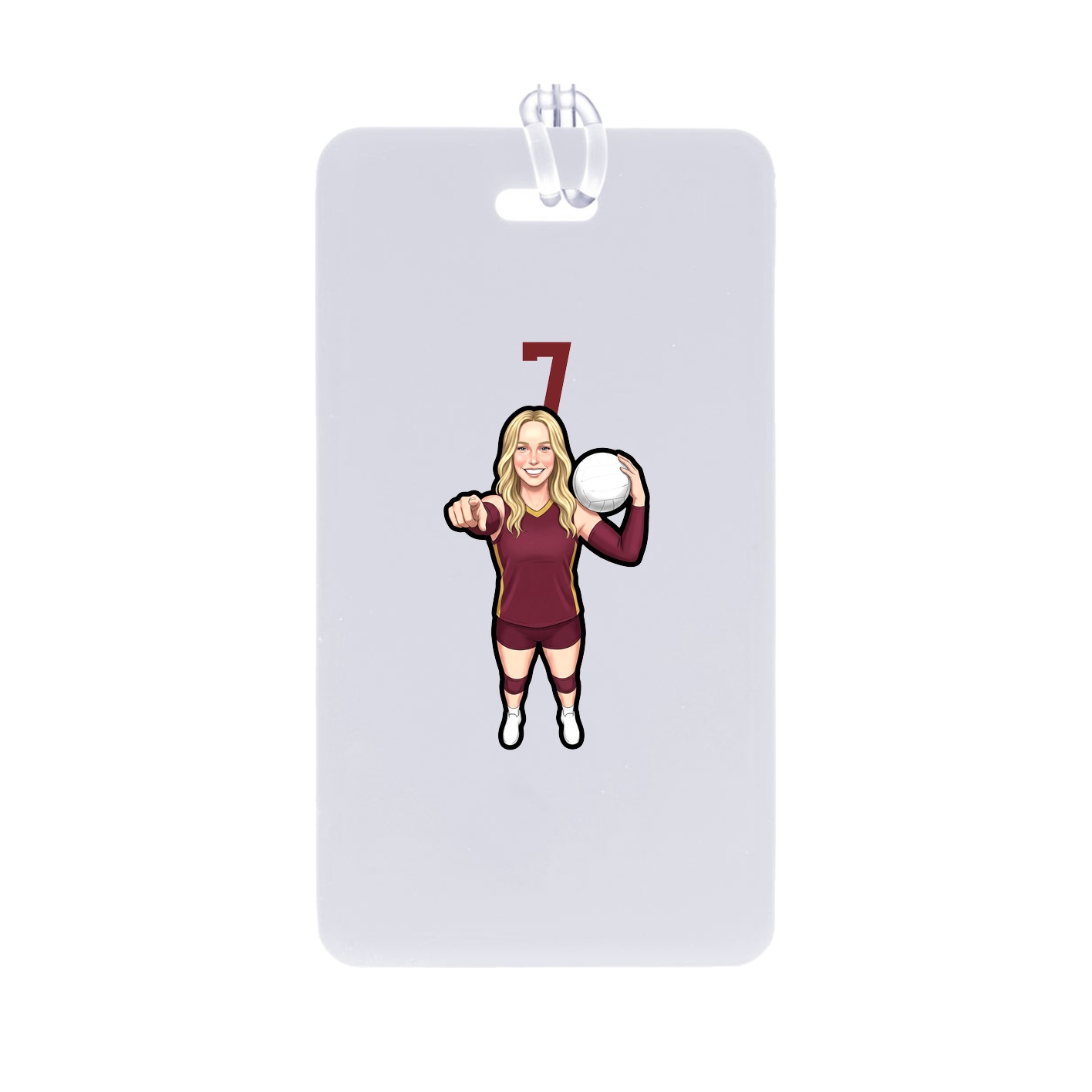 Bag Tag — Number Top in Classic
