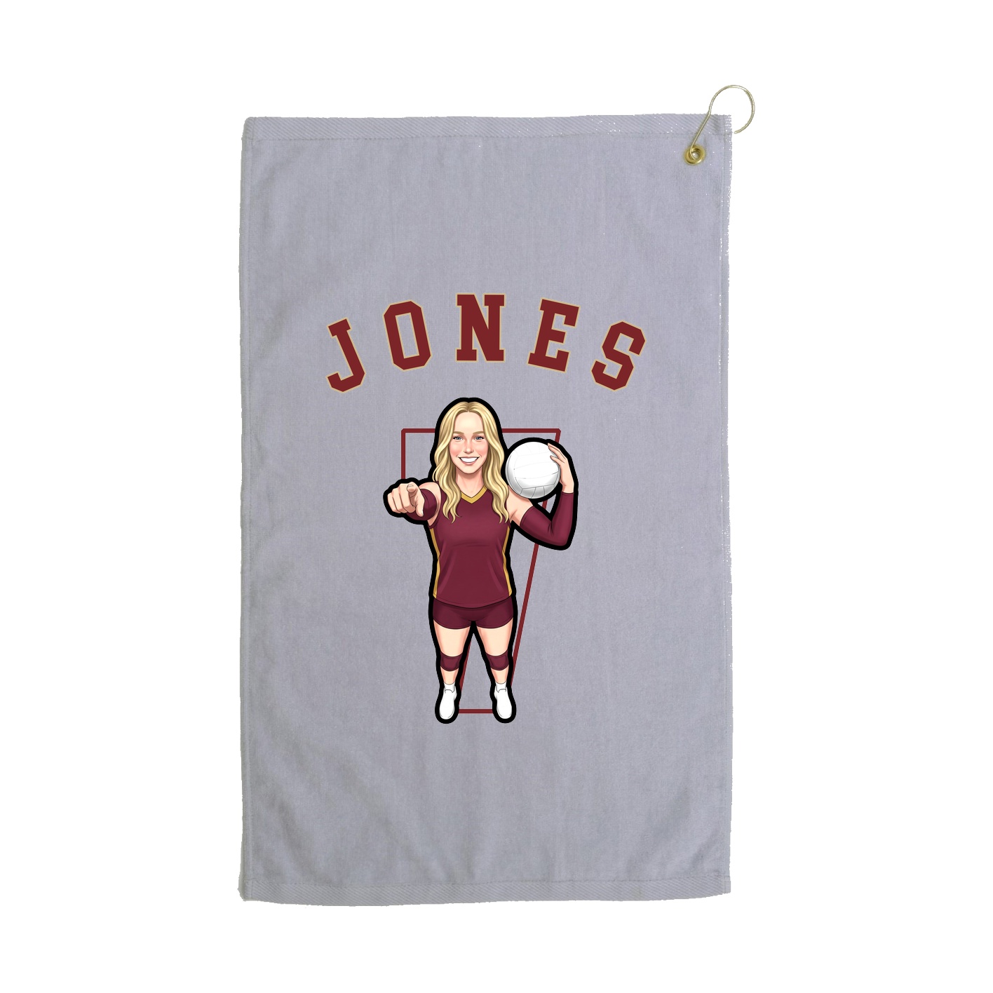 Golf Towel — Shirsey Arch in Grey