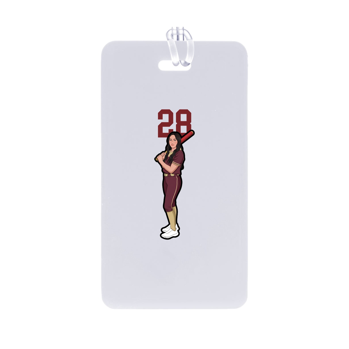Bag Tag — Number Top in Classic