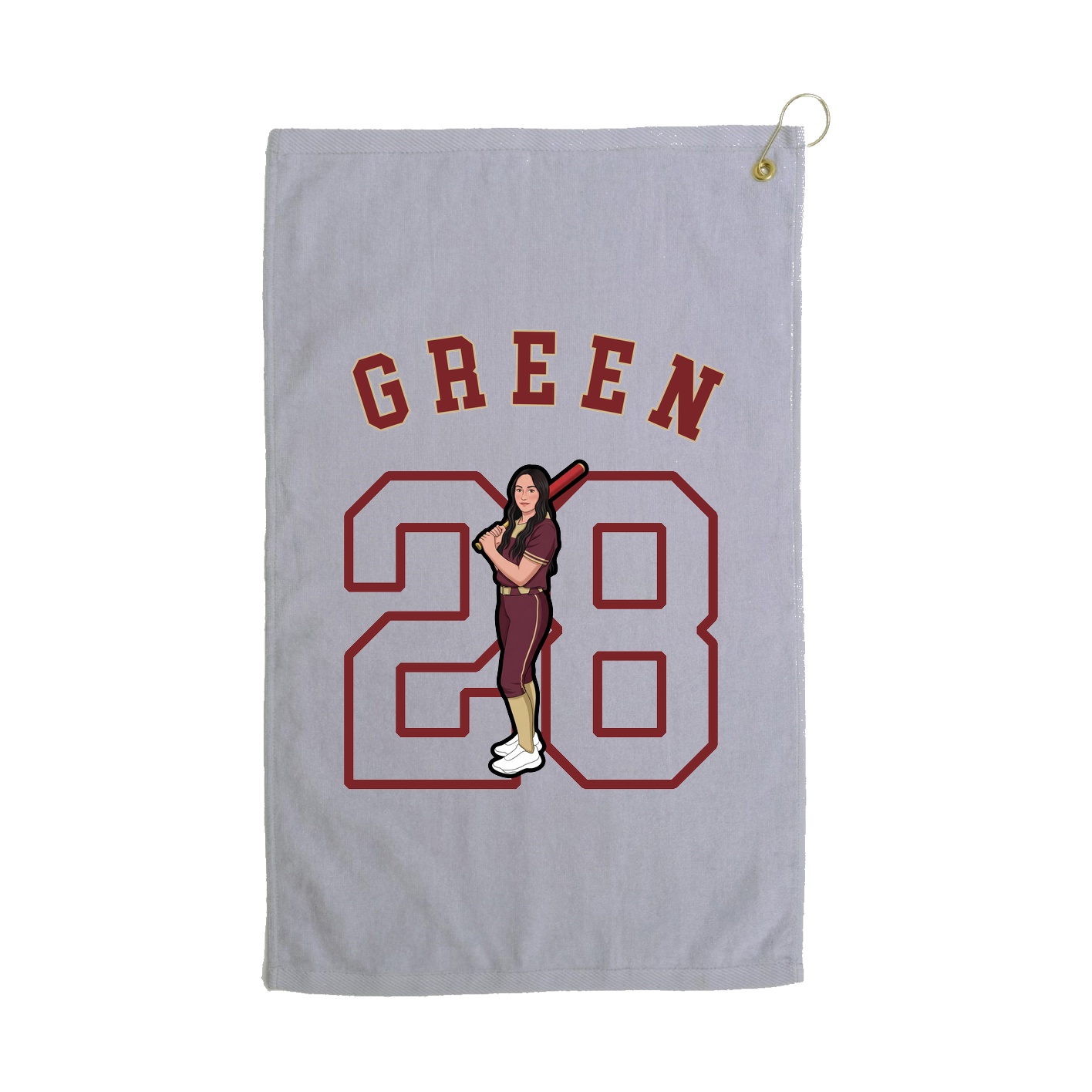 Golf Towel — Shirsey Arch in Grey