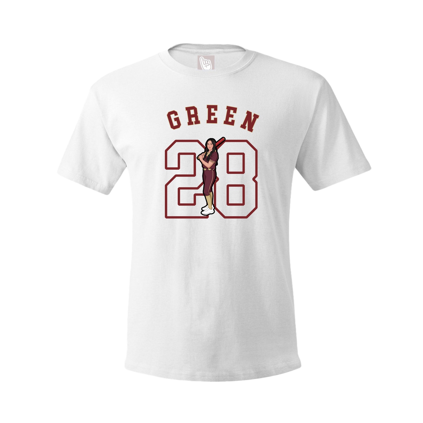Tee — Shirsey Arch in White