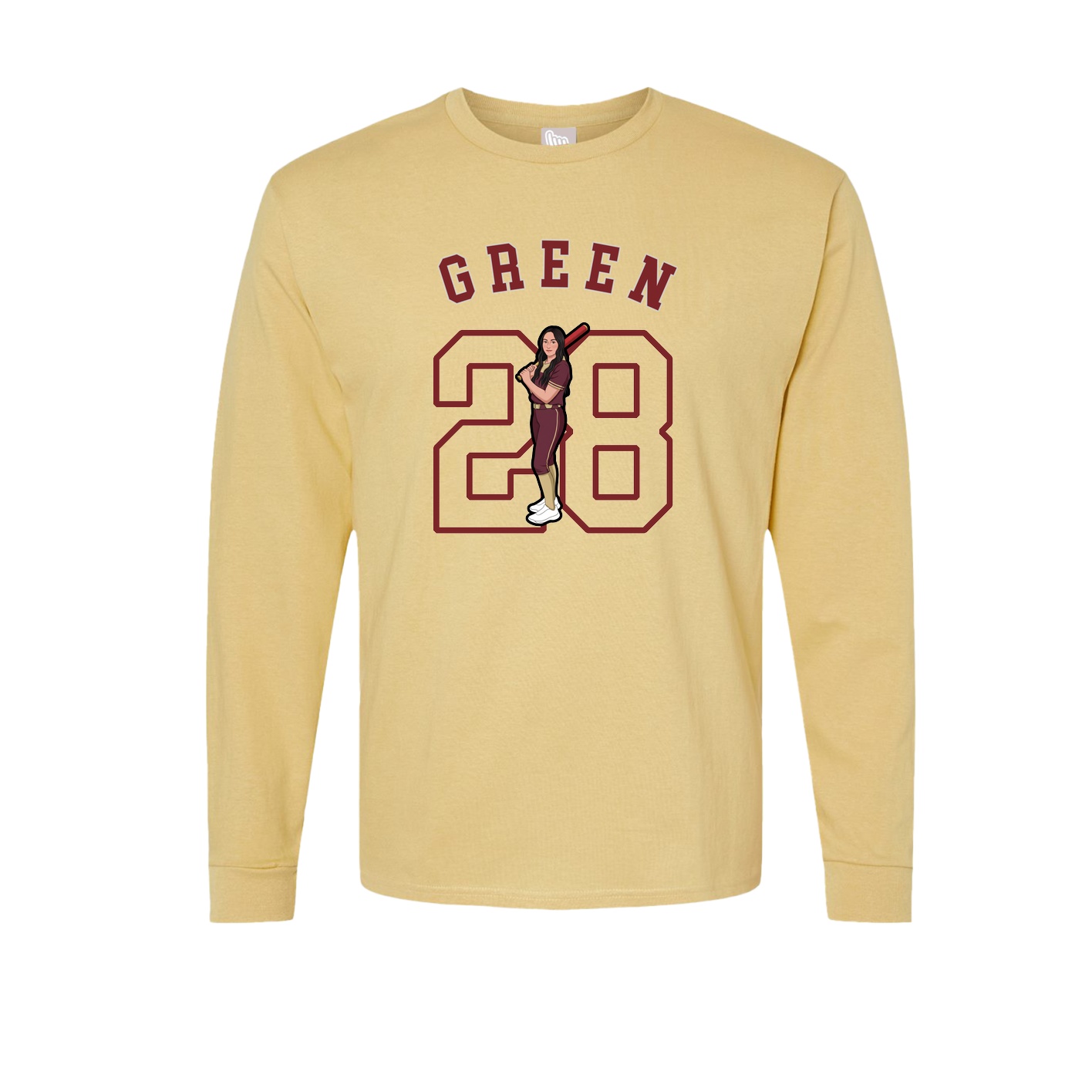 Long Sleeve Tee — Shirsey Arch in Vegas Gold