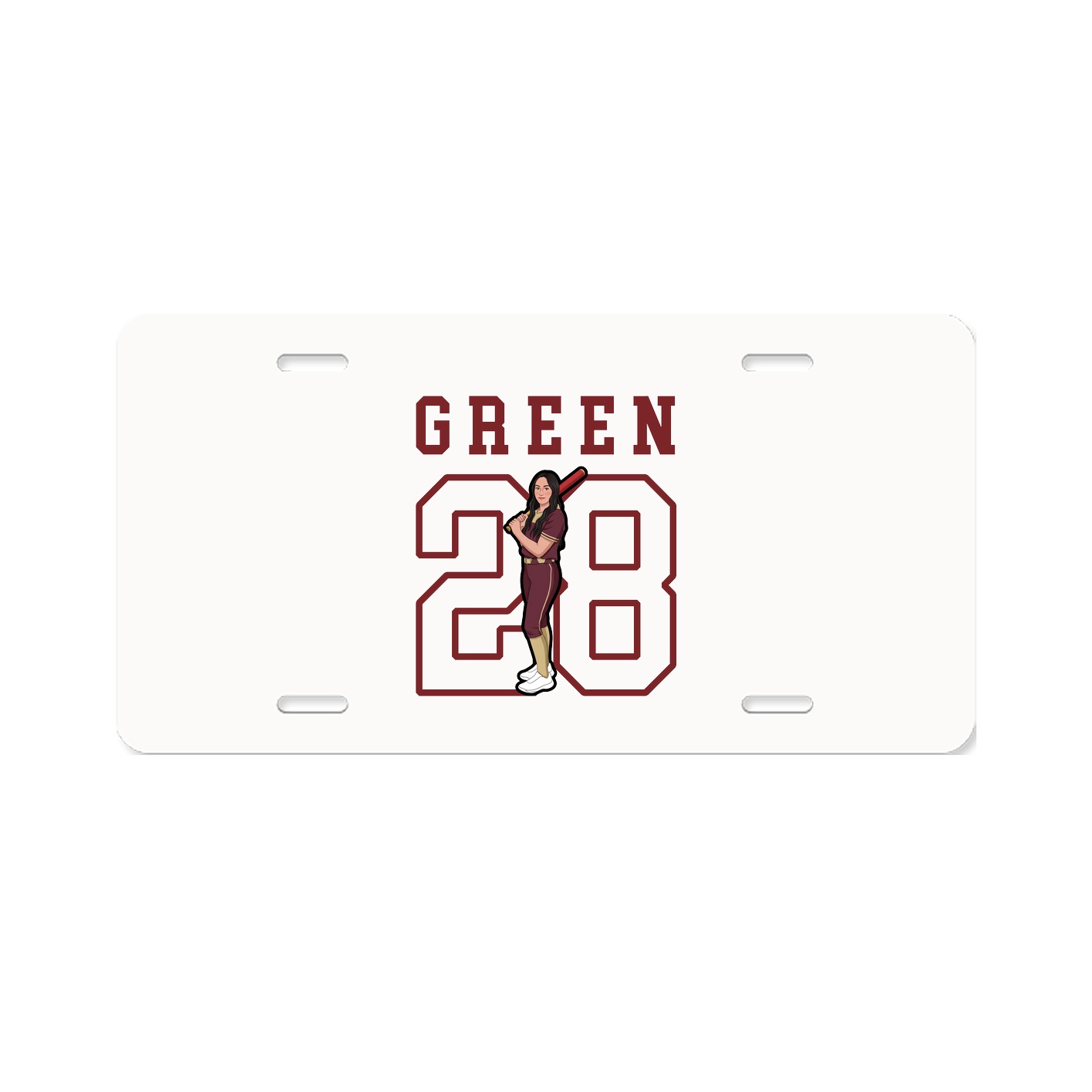 License Plate — Shirsey in Classic