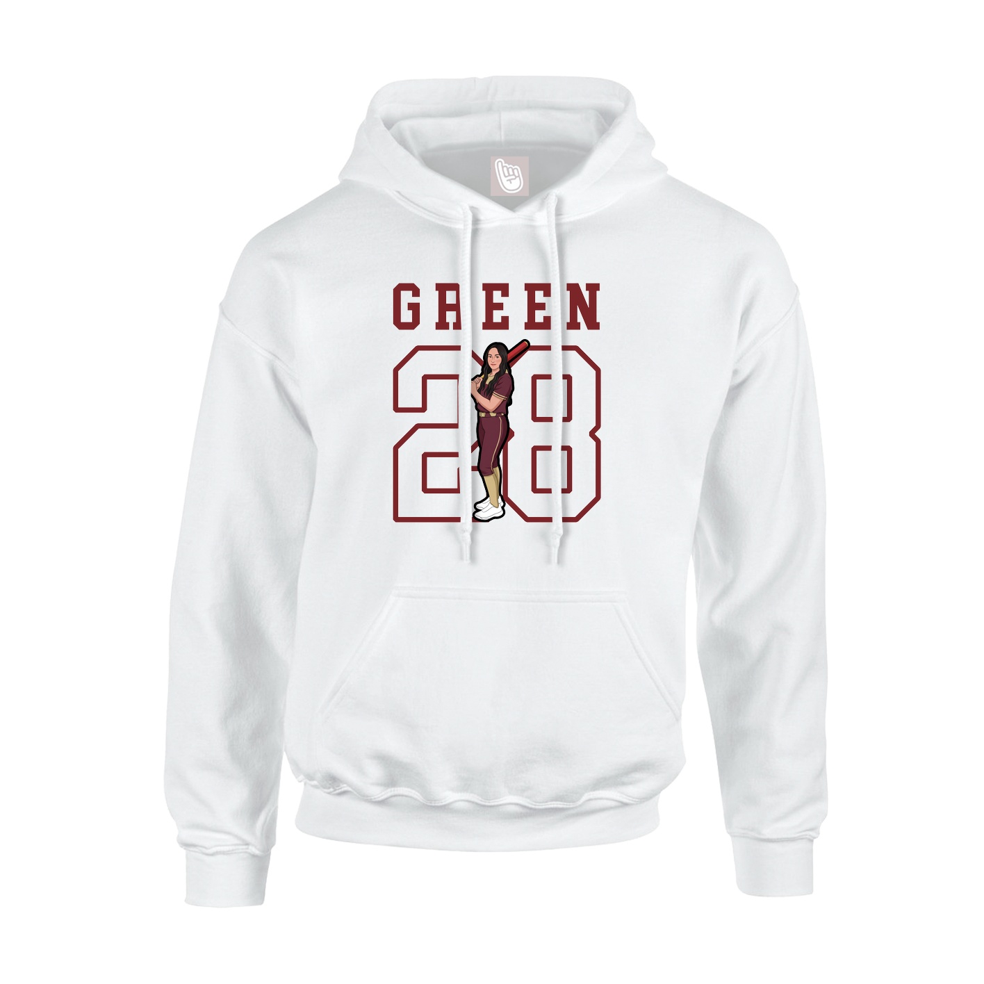 Youth Hoodie — Shirsey in White