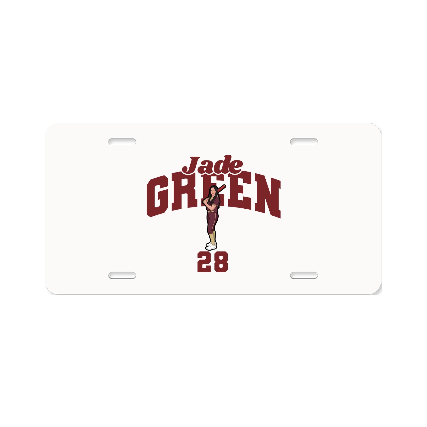 License Plate — Signature Arch in Classic